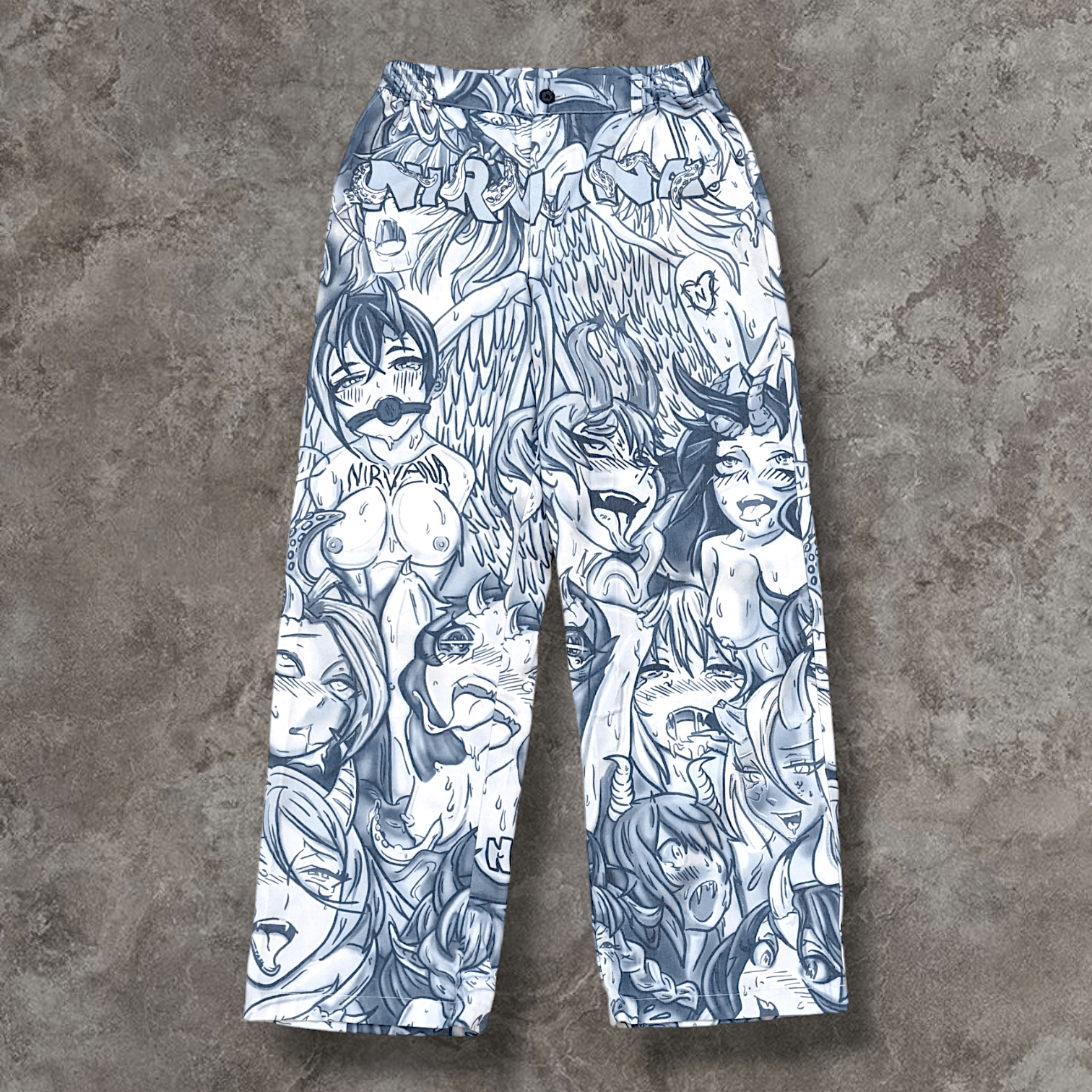 Other Nirvana Streetwear Ahegao Pandemonium Pants Size US 29 - 1 Thumbnail