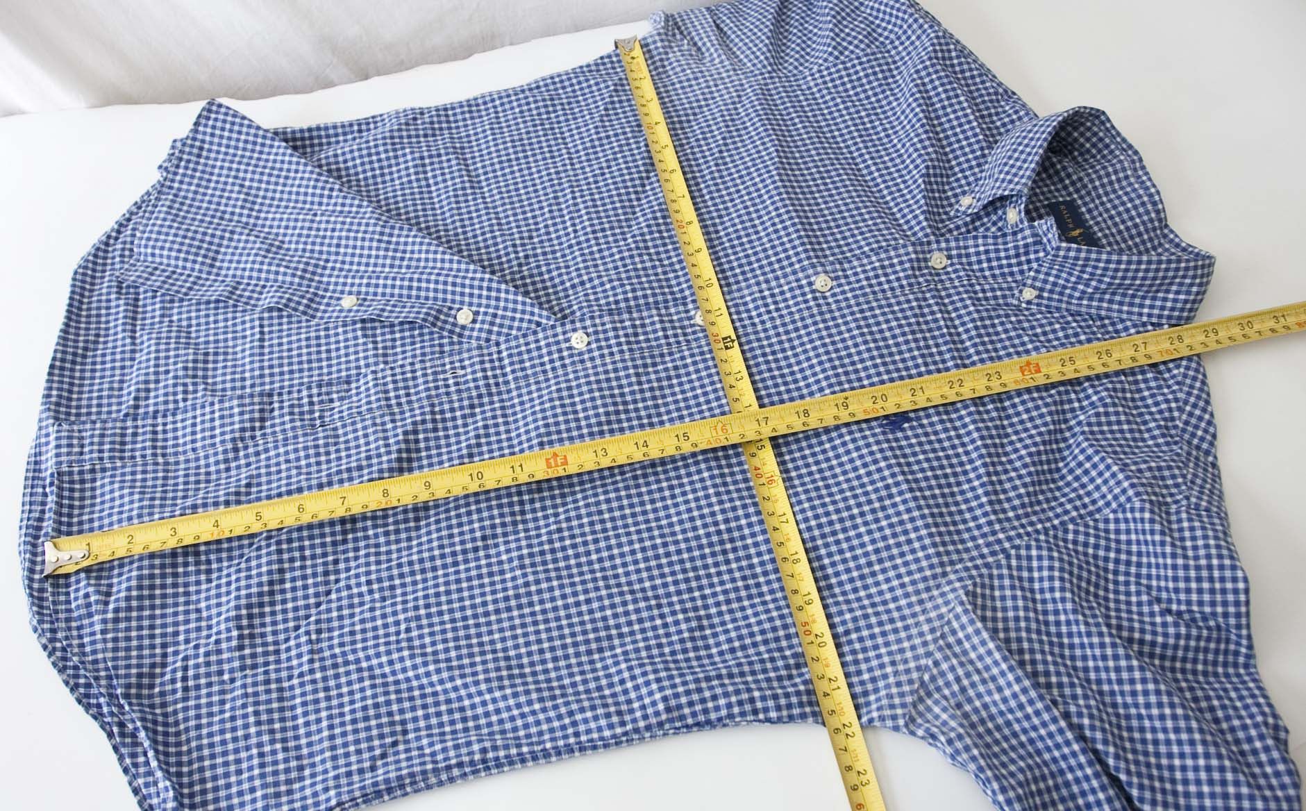 Polo Ralph Lauren Ralph Lauren Shirt Size Slim Fit Size L Blue Plaid Size US L / EU 52-54 / 3 - 4 Thumbnail