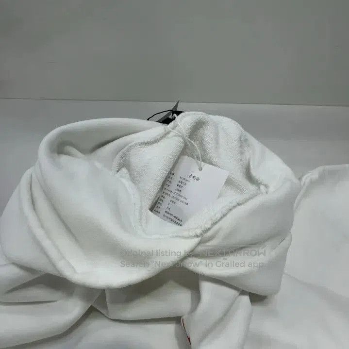 Balenciaga Balenciaga White Long Sleeve Hoodie with Print. Size US S / EU 44-46 / 1 - 7 Thumbnail