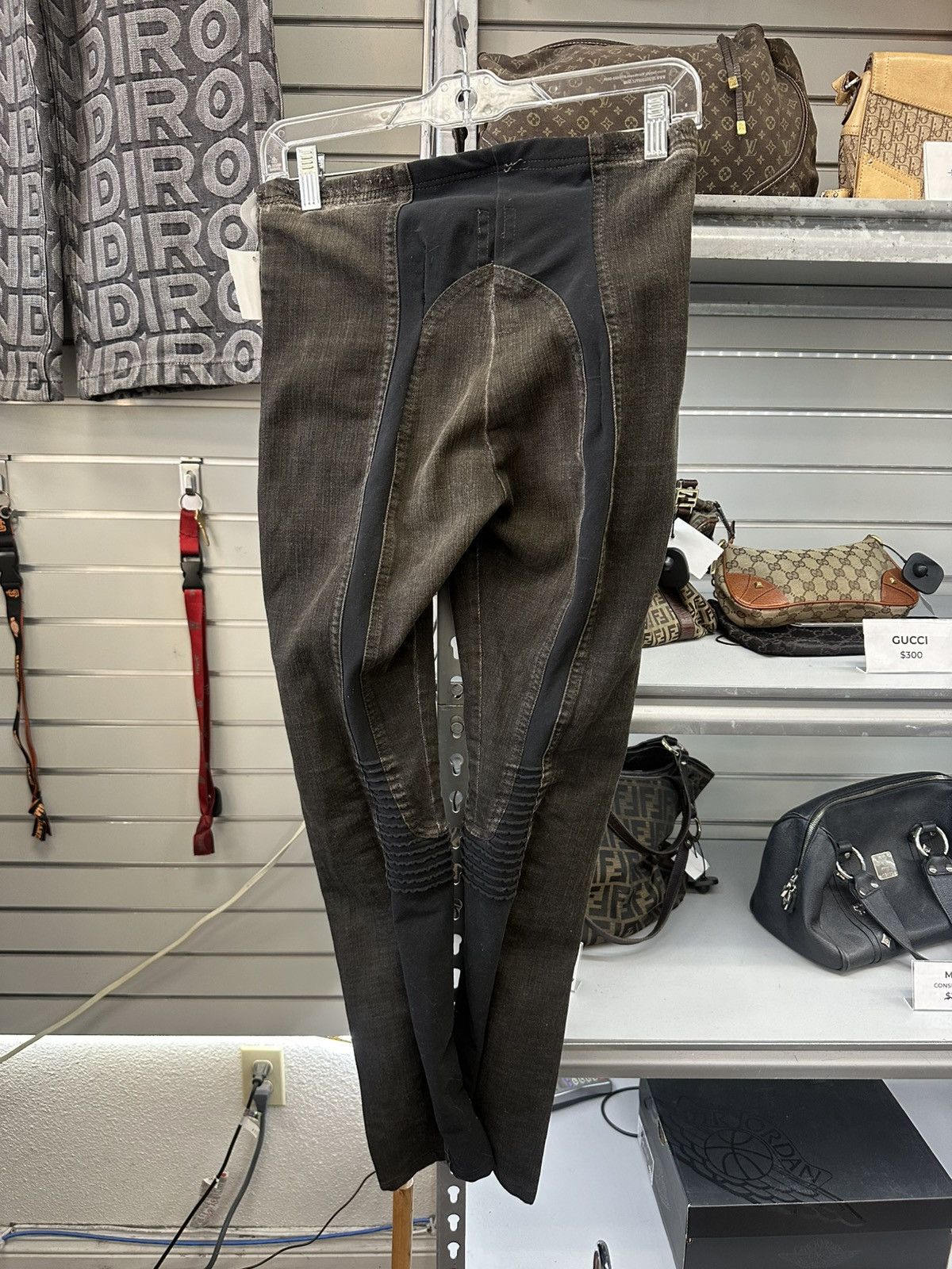 Rick Owens Drkshdw RICK OWENS DRKSHDW olmar Biker Leggings Mirta Pants MEDIUM Size 26" / US 2 / IT 38 - 4 Thumbnail