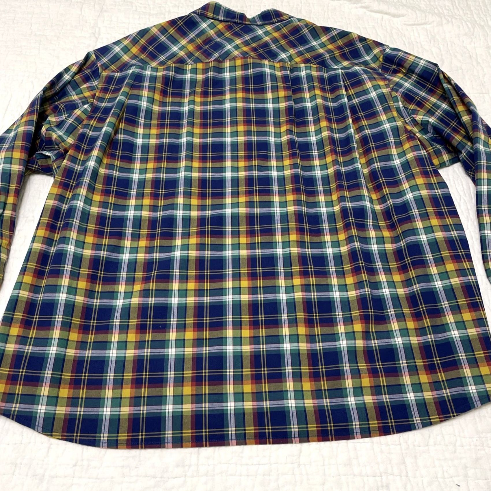 CO Duluth Plaid Button-Down Dress Shirt 2XL Long Sleeve Casual Men's Shirt Button-Up, Multicolor, All Seasons, Breathable, Workwear, Classic, Regular Fit Size US XXL / EU 58 / 5 - 7 Thumbnail
