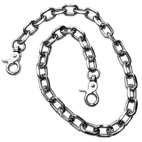Jewelry 659Silver Link Wallet Chain Size ONE SIZE - 5 Thumbnail