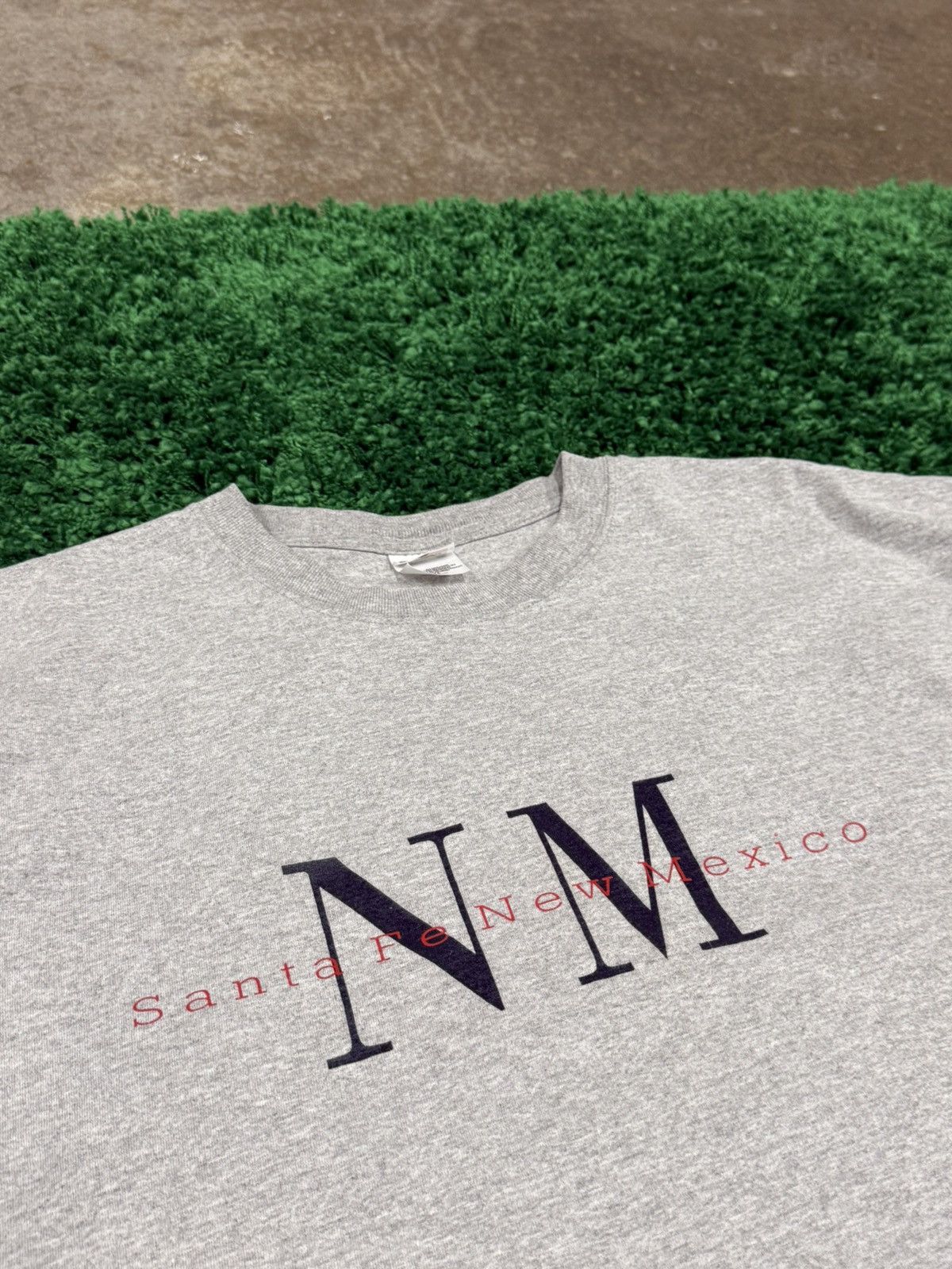 Anvil Vintage Anvil New Mexico Modern Logo Tee Grey XL NM Size US XL / EU 56 / 4 - 3 Thumbnail