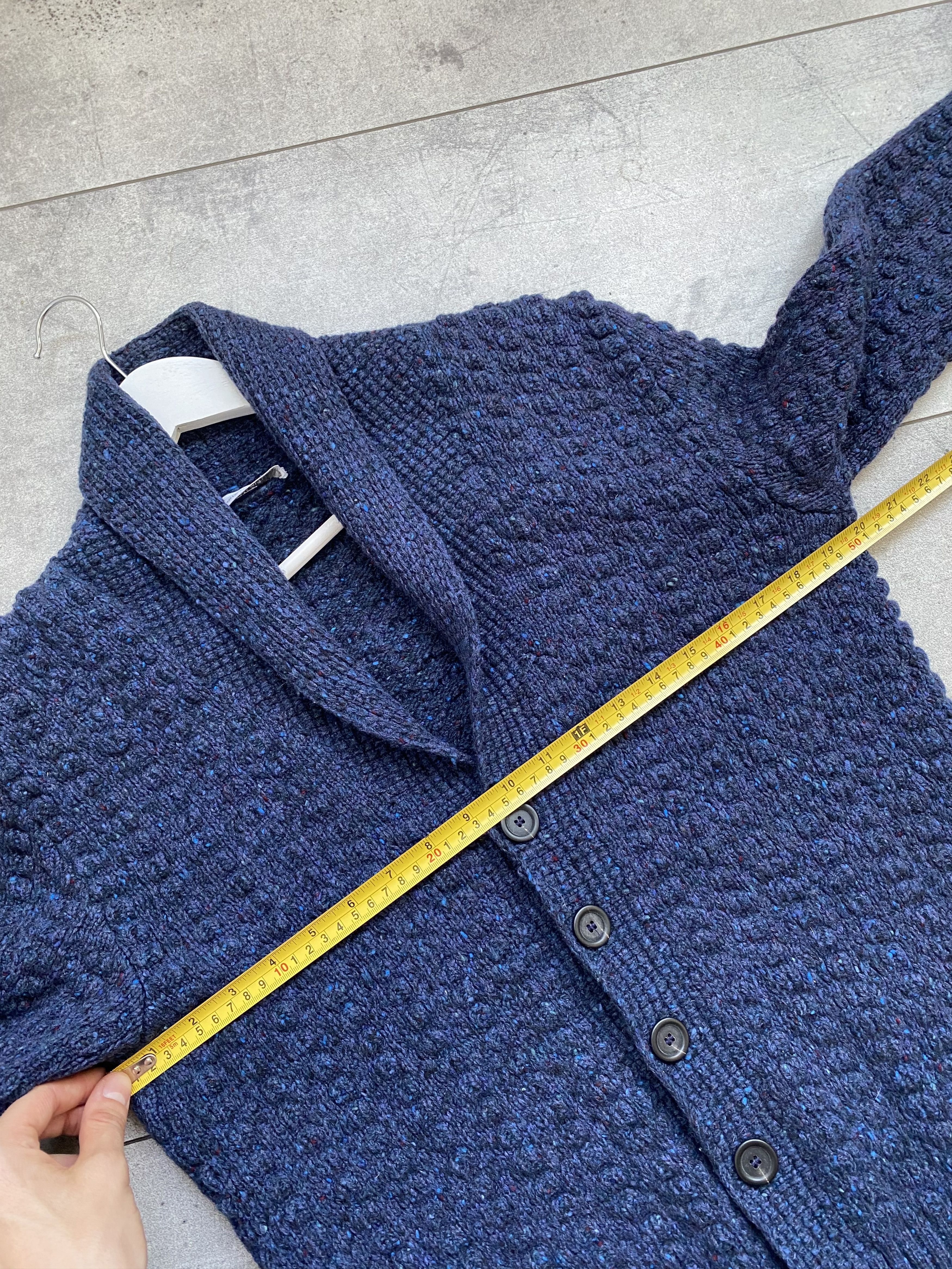Inis Meain Inis Meain Cable-Knit Merino Wool Cardigan Size US S / EU 44-46 / 1 - 12 Thumbnail