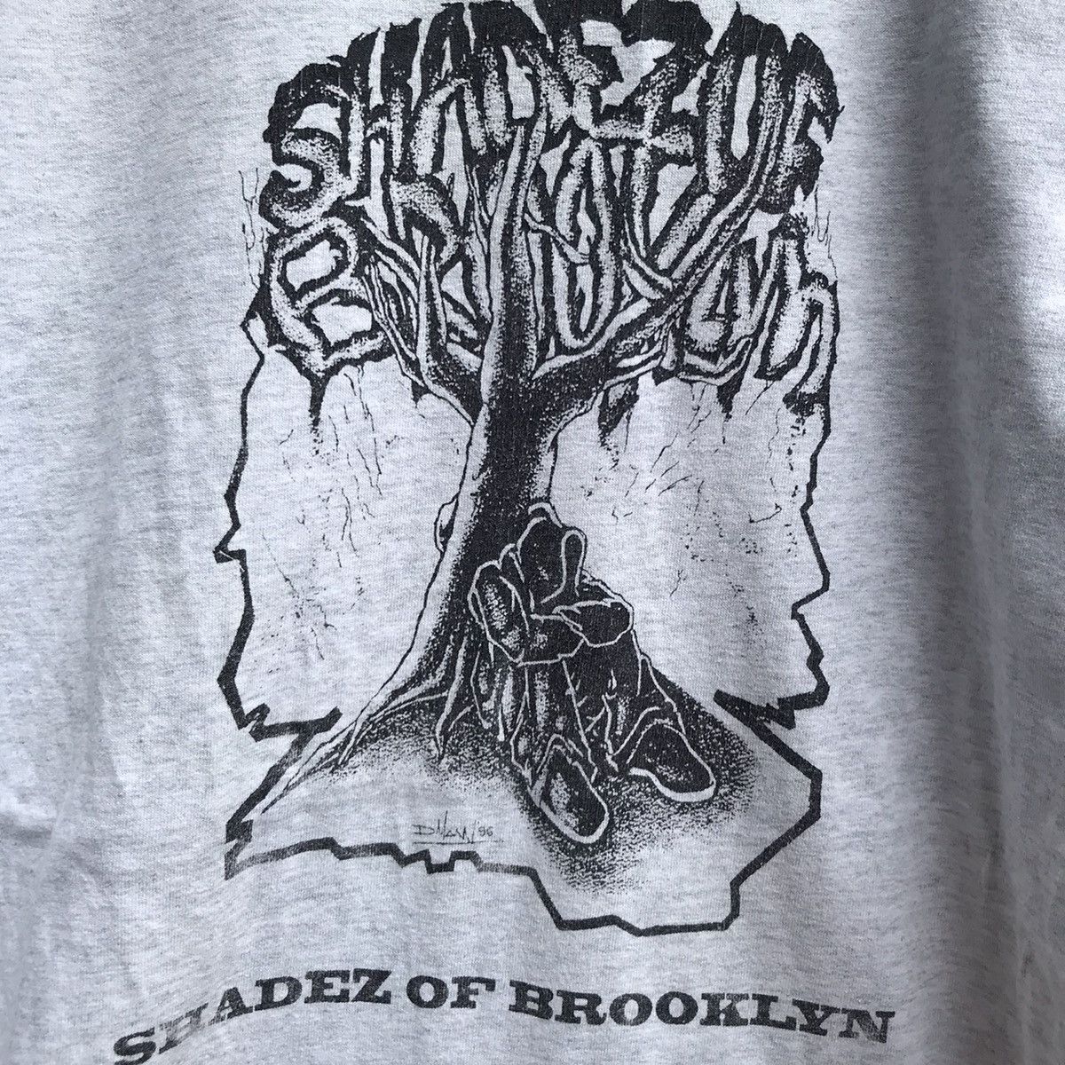 Rap Tees Vintage rare 90s SHADEZ OF BROOKLYN rap tee hiphop Size US XL / EU 56 / 4 - 4 Thumbnail