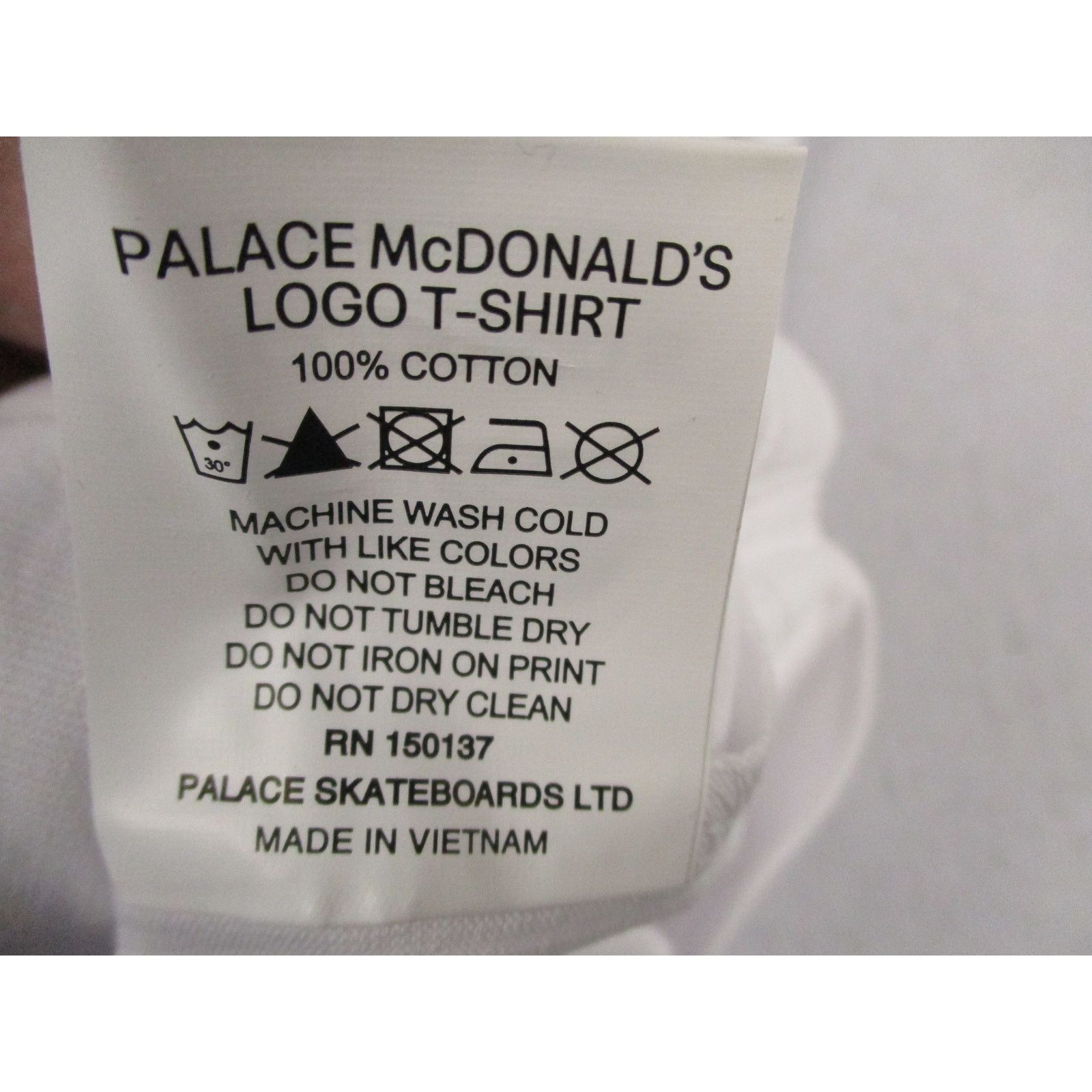 Palace Palace x McDonald's Logo T-Shirt – White XL New 1277-1279 Size US XL / EU 56 / 4 - 7 Thumbnail