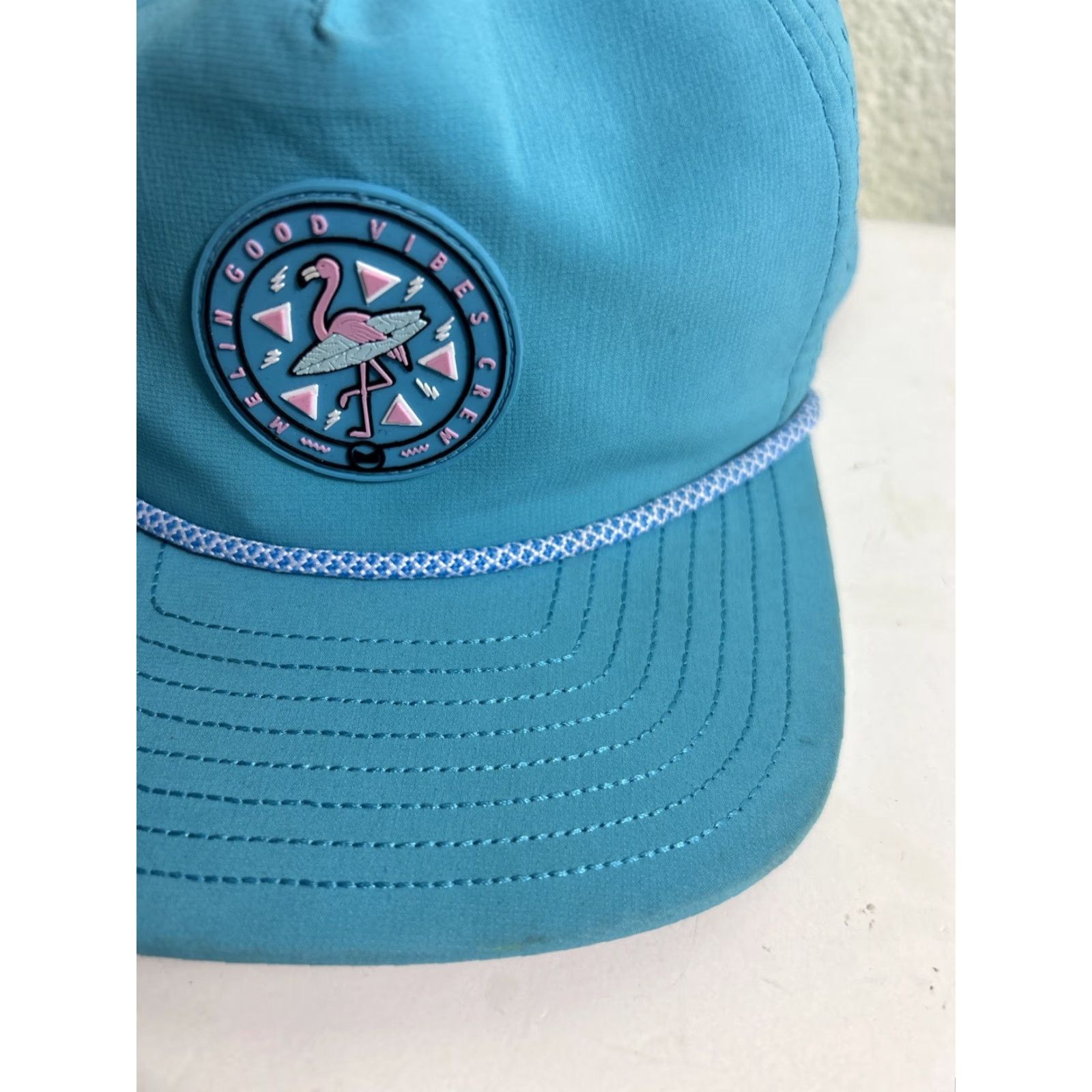 melin Melin Coronado Splash Hydro Neon Collection Blue Snapback Hat Mens 58cm Adjustable Breathable Moisture Wicking Colorful Cap Snapback? Size ONE SIZE - 4 Thumbnail