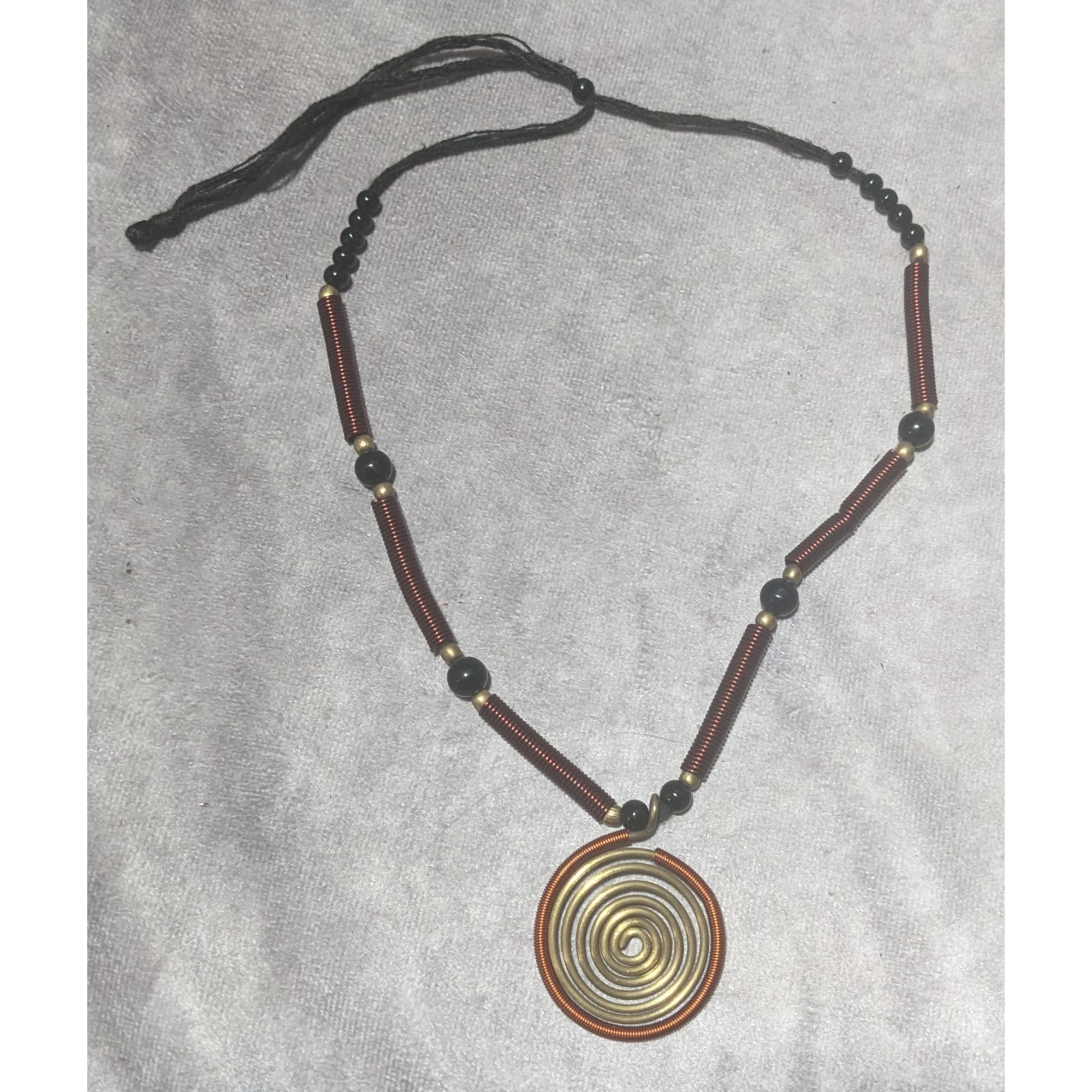 Other Vintage Handmade Wire Wrap Coil Necklace Size ONE SIZE - 8 Thumbnail