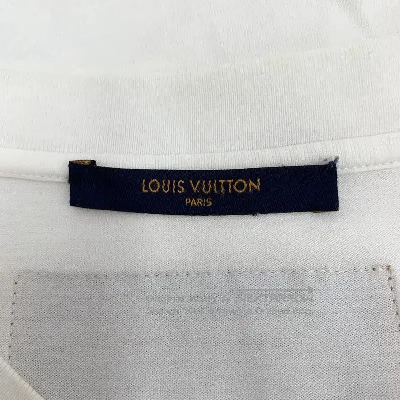 Louis Vuitton Louis Vuitton Women's White Cotton T. Size L / US 10 / IT 46 - 5 Thumbnail