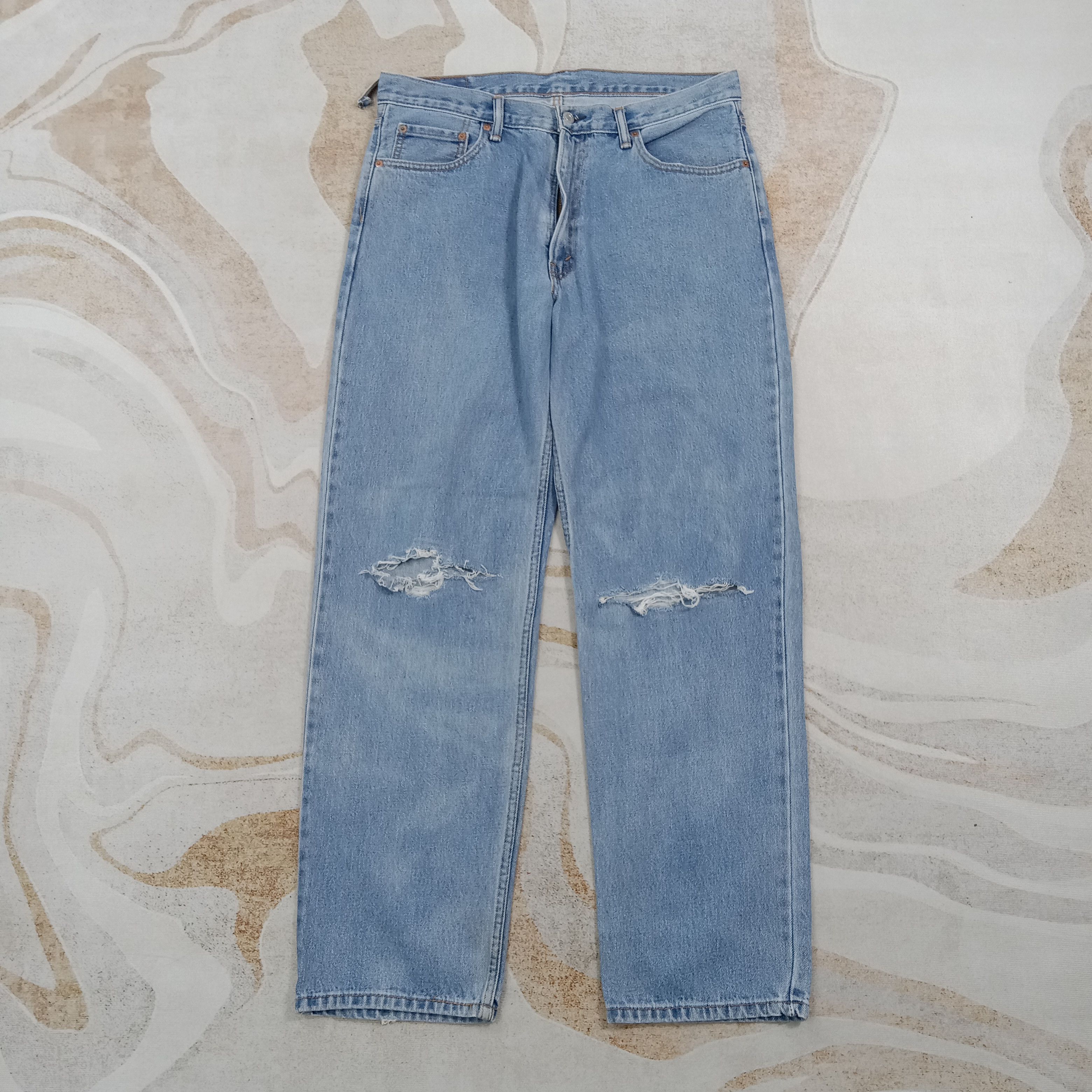 Levi's 90's Levi's 550 Distressed Style Denim Jeans C272N7 Size US 36 / EU 52 - 1 Thumbnail