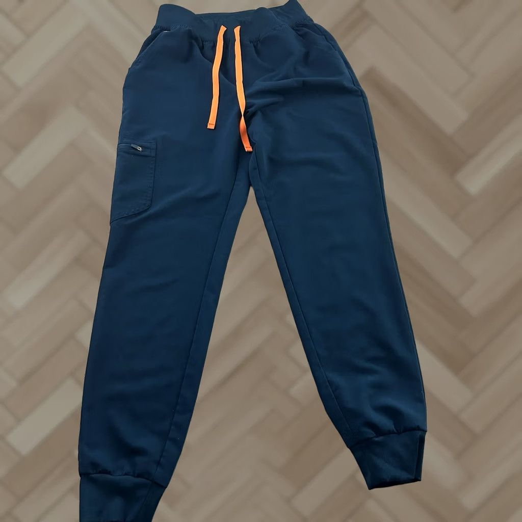 Vintage FIGS Zamora Jogger Scrubs Women's Small Blue Orange Pants Design FIGS Technical Collection Jogger Scrubs Womens Small Blue Orange Size 28" / US 6 / IT 42 - 1 Thumbnail
