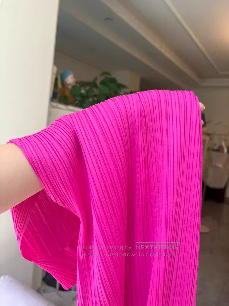 Issey Miyake Issey Miyake Iridescent Pink Spring Vest Size L / US 10 / IT 46 - 7 Thumbnail
