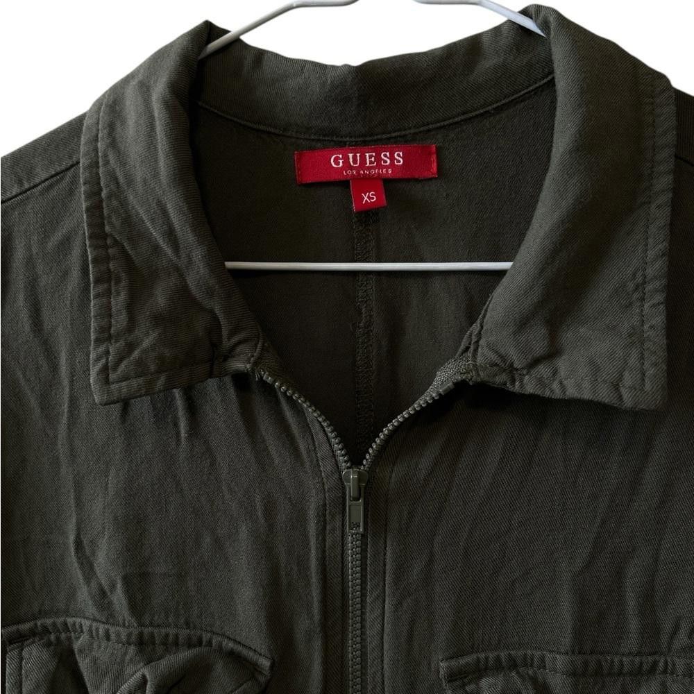 Guess GUESS Olive Green Utility Jumpsuit - Size XS Size 26" / US 2 / IT 38 - 3 Thumbnail