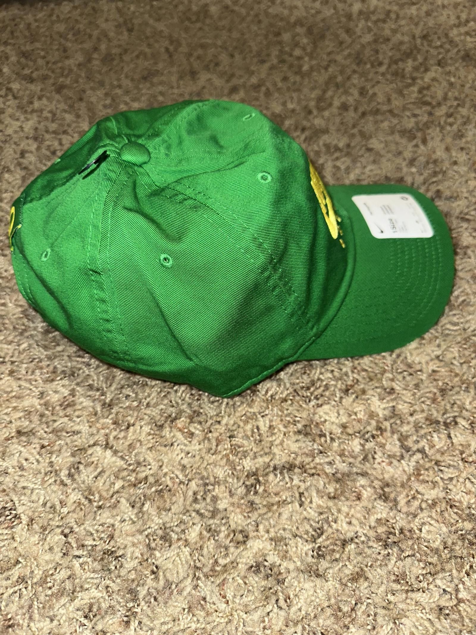 Nike Nike Adjustable Baseball Hat Embroidered Logo Oregon Size ONE SIZE - 3 Thumbnail