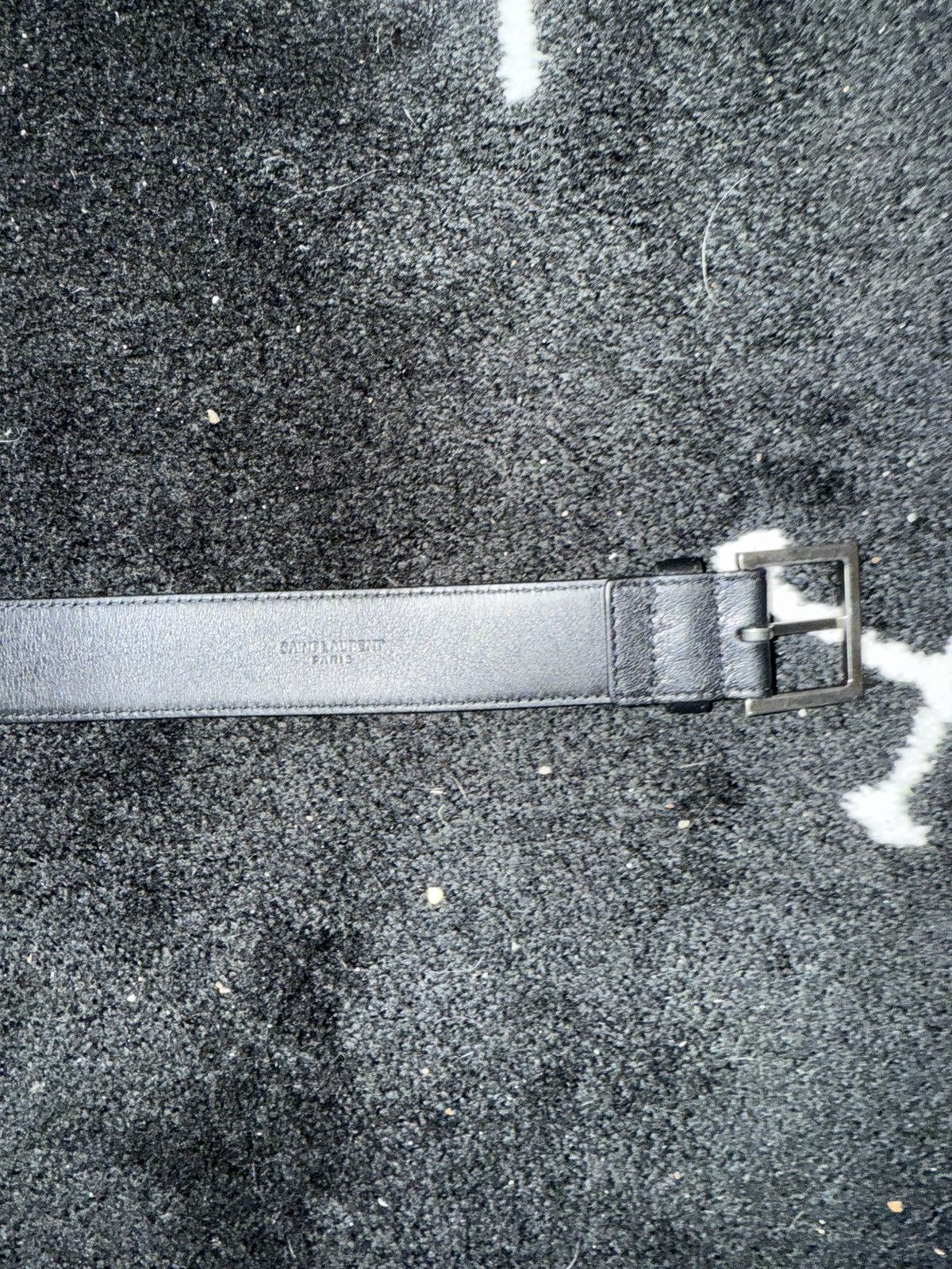 Saint Laurent Paris SOLDDDSAINT LAURENT LEATHER BELT Size 32 - 4 Thumbnail