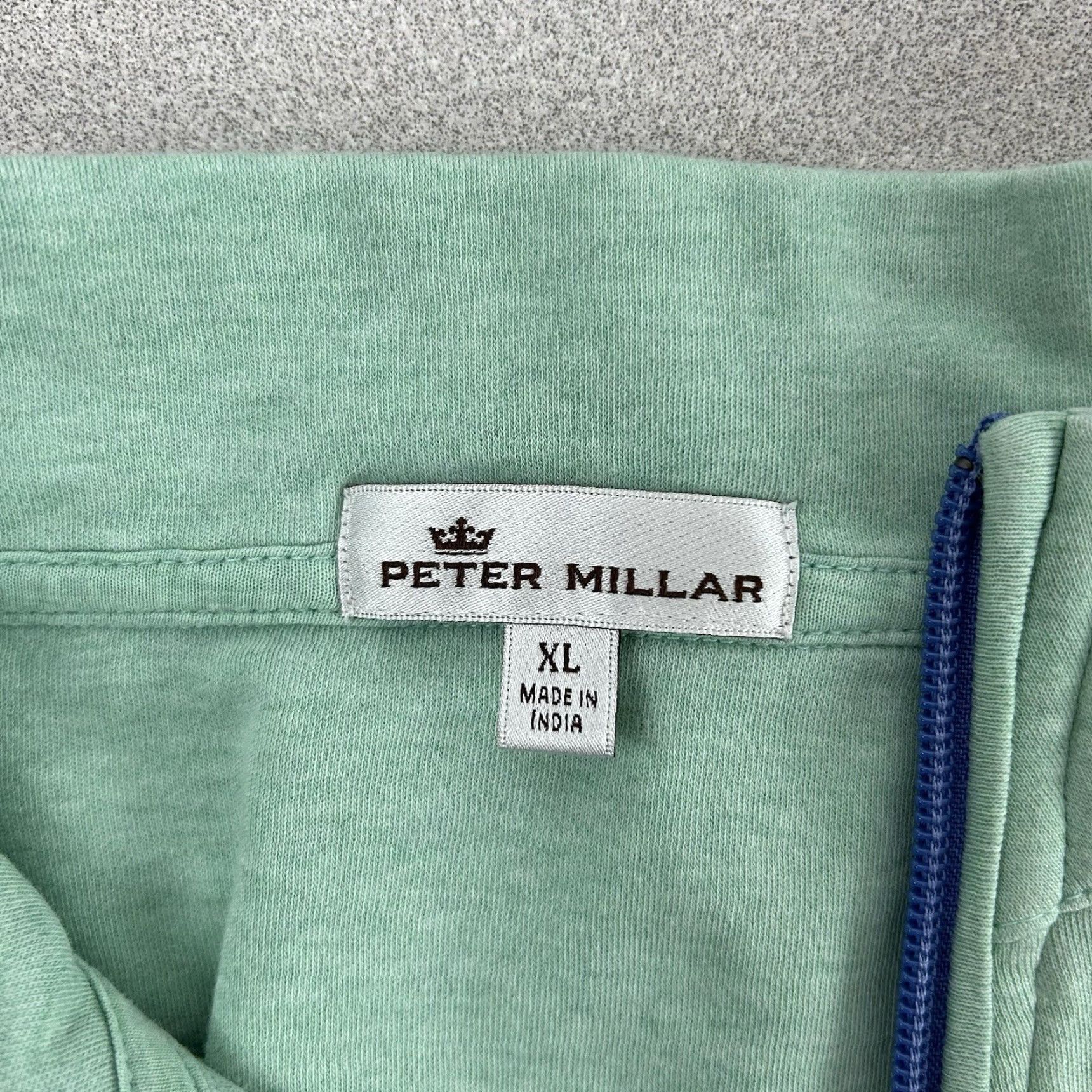 Peter Millar Peter Millar Sweater Men’s XL Green 1/4 Zip Melange Interlock Pullover MS17K40 Size US XL / EU 56 / 4 - 3 Thumbnail