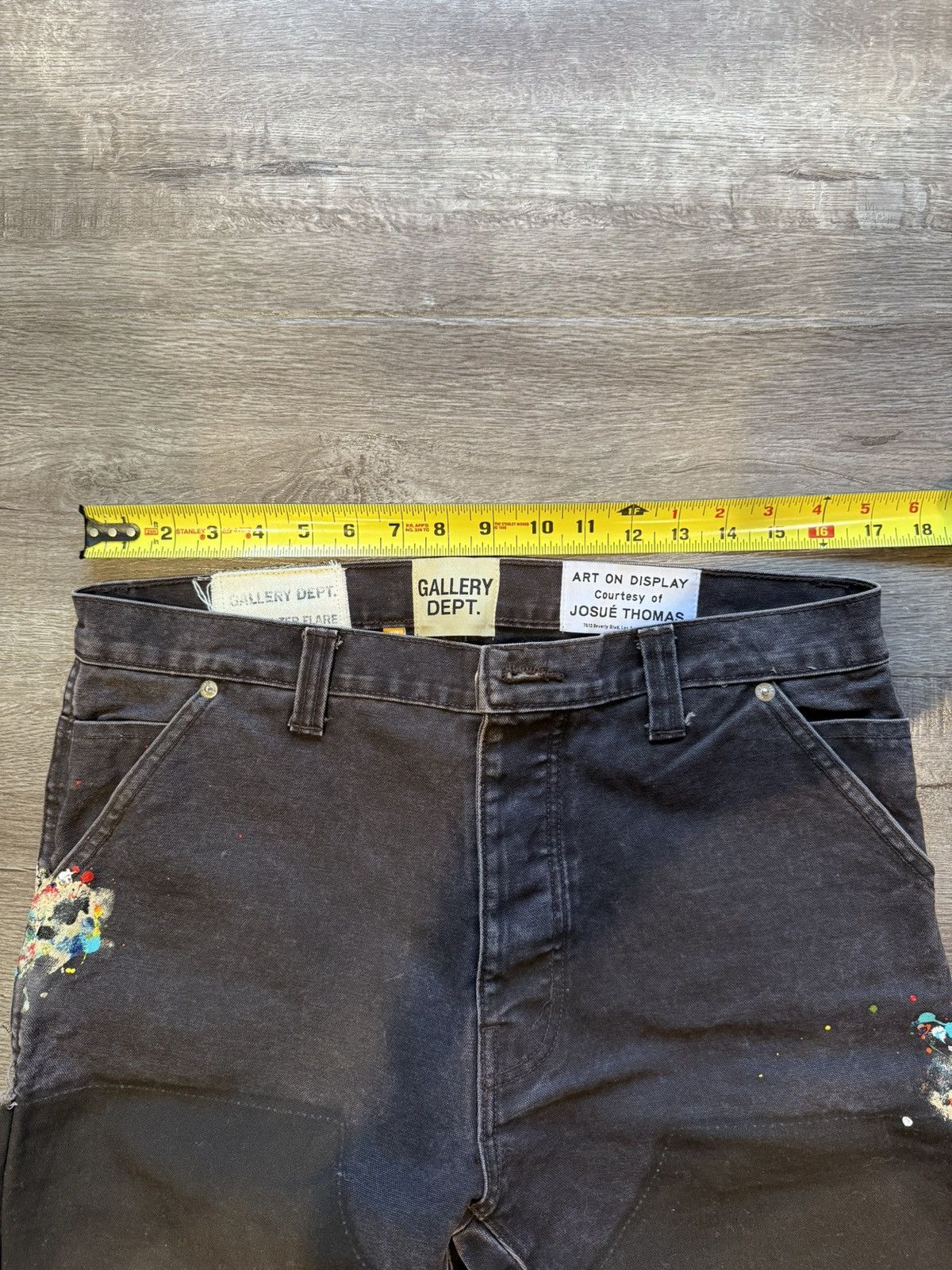 Gallery Dept. Gallery Dept Carpenter Flare Denim Pants Size US 33 - 4 Thumbnail
