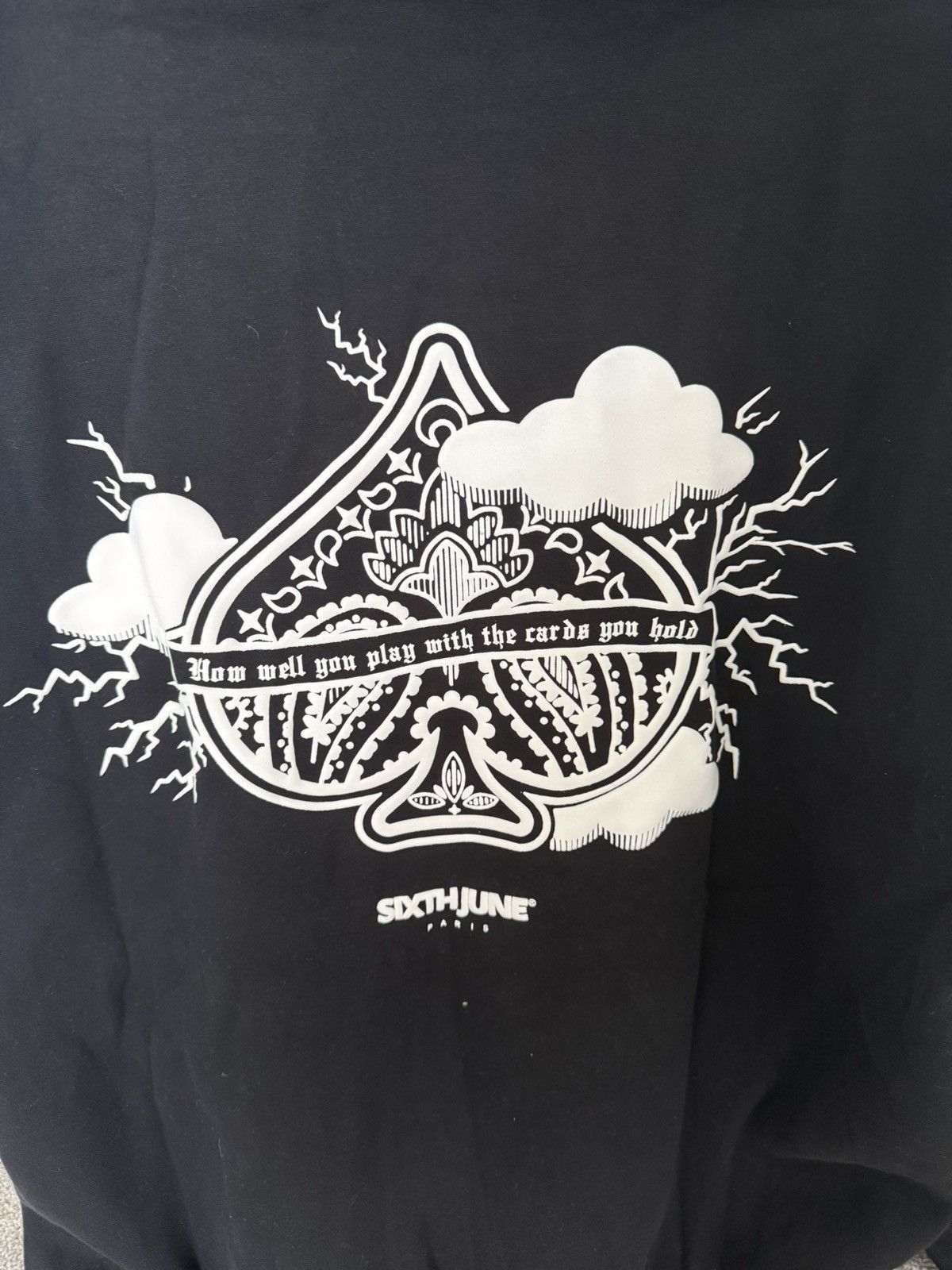 Sixth June Paris Sixth June Spade Hoodie Puff Print-Brand New Size XXL Size US XXL / EU 58 / 5 - 4 Thumbnail