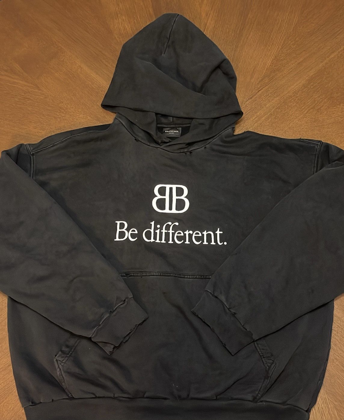 Balenciaga Balenciaga Be Different Hoodie | Grailed