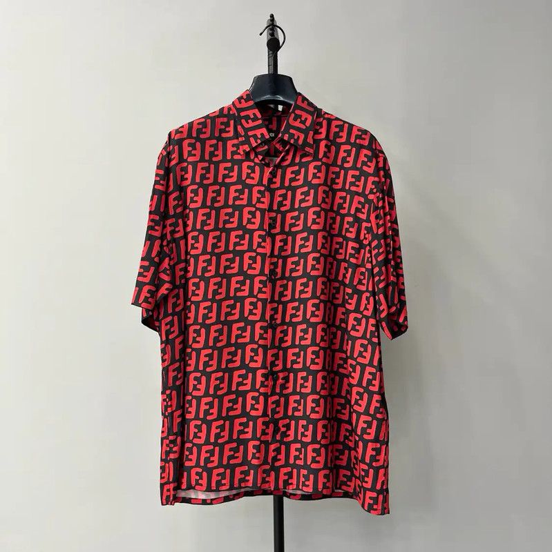 Fendi Fendi Summer Red Logo Short-Sleeve T-Shirt 0089 Size US XS / EU 42 / 0 - 1 Thumbnail