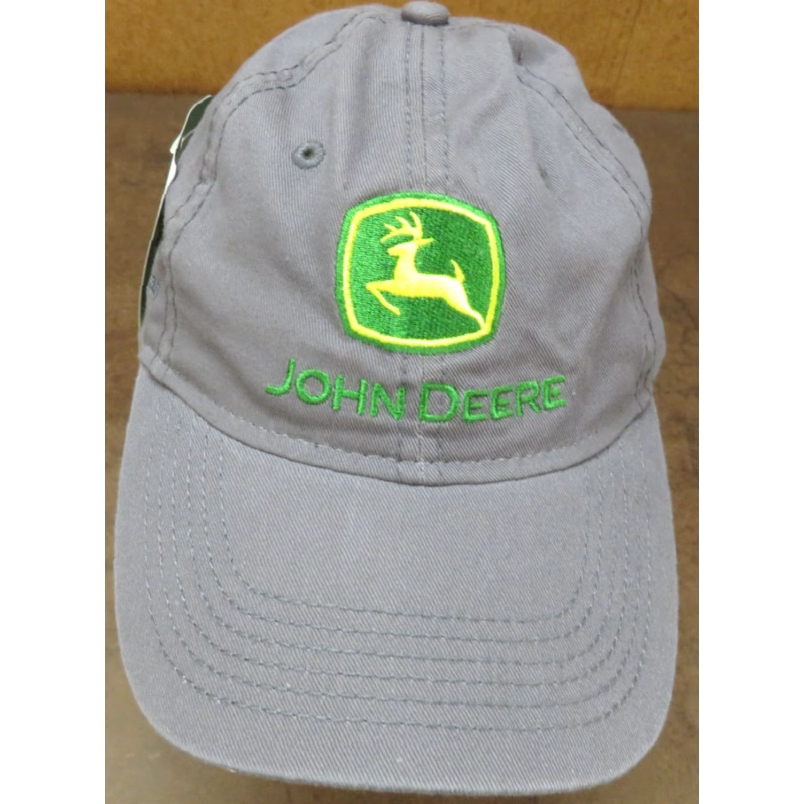John Deere VTG John Deere Running Tractor equipment adjustable hat cap trucker Size ONE SIZE - 2 Thumbnail