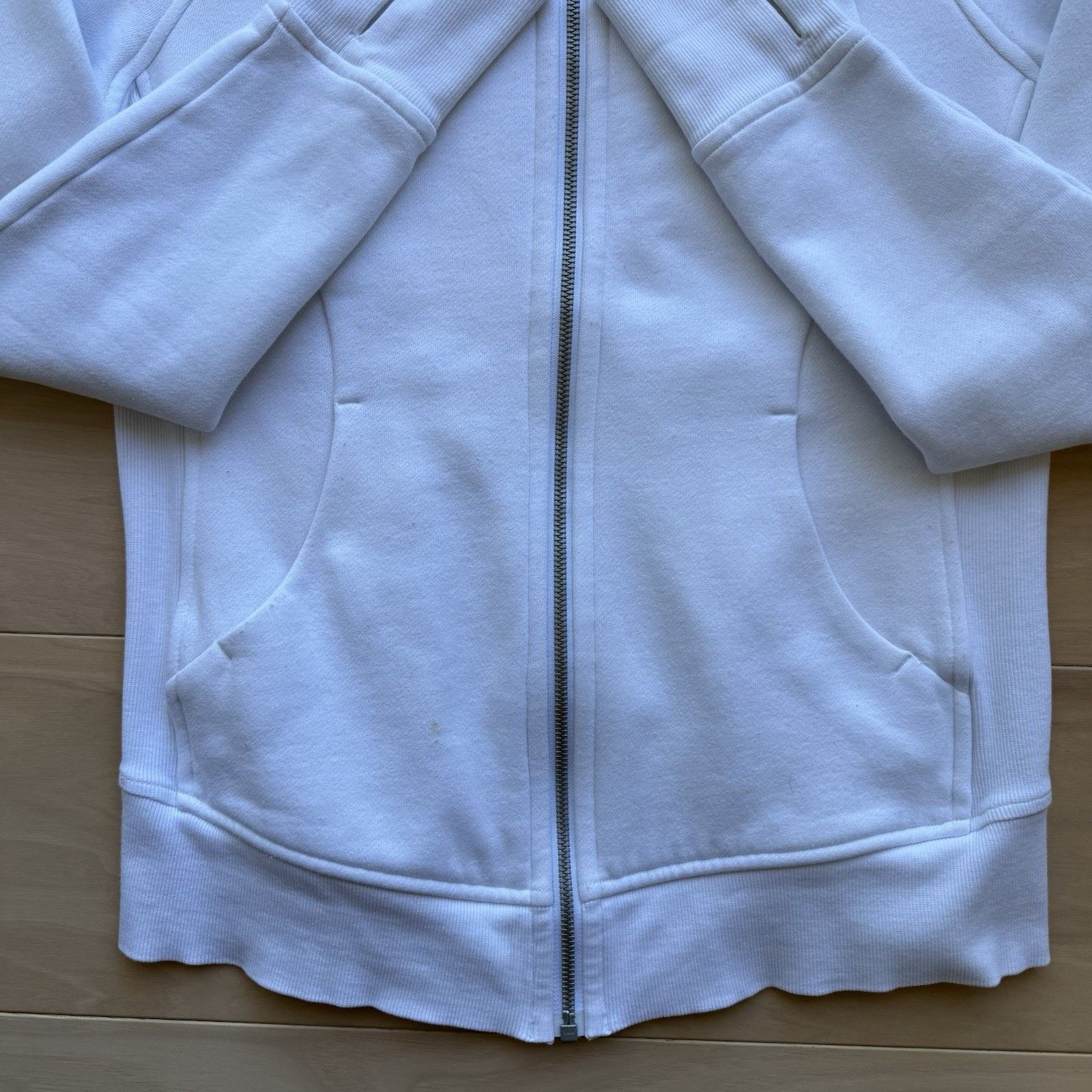 Lululemon Lululemon Scuba Hoodie 6 White Full Zip Hooded Jacket Yoga Size M / US 6-8 / IT 42-44 - 5 Thumbnail