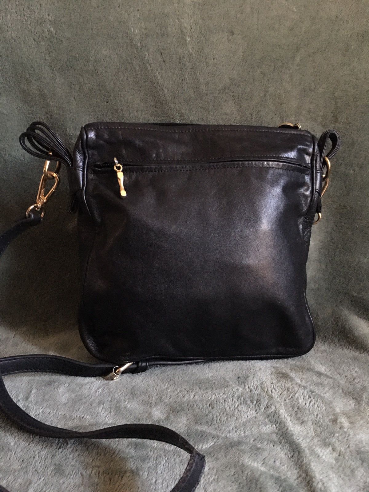 Vintage Benno Camenzind Vintage Black Leather Crossbody Shoulder Bag Size ONE SIZE - 5 Thumbnail