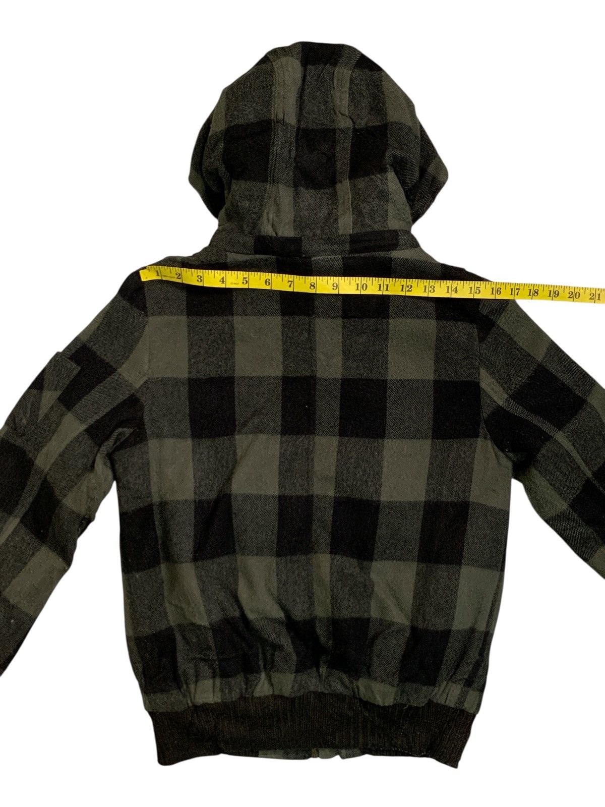 Japanese Brand Rare Design Riche Glamour Checked Bomber Jacket Hoodie Size M / US 6-8 / IT 42-44 - 12 Thumbnail