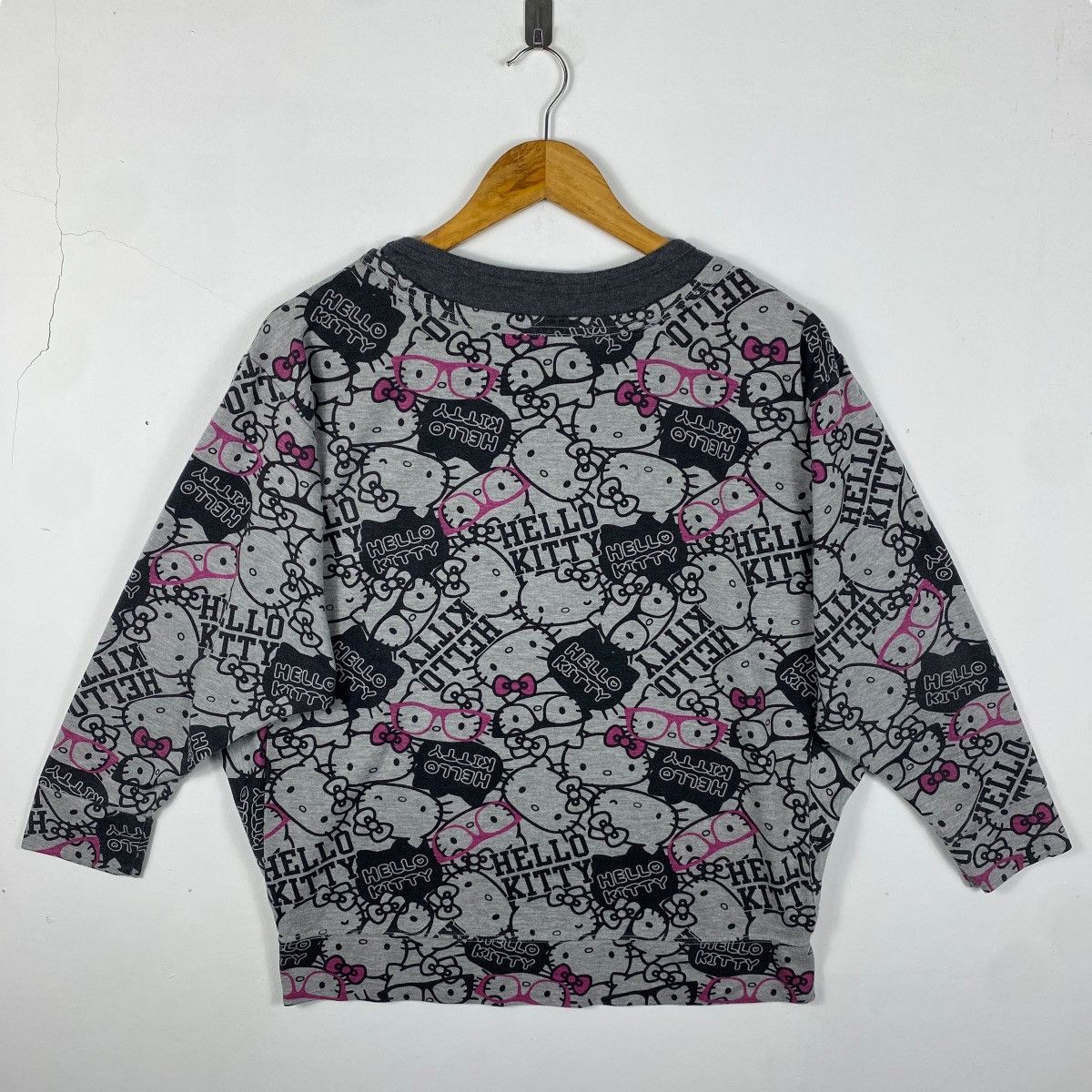 Cartoon Network Vintage HELLO KITTY Fullprint Cartoon Women Tops Sweatshirt Size L / US 10 / IT 46 - 4 Thumbnail