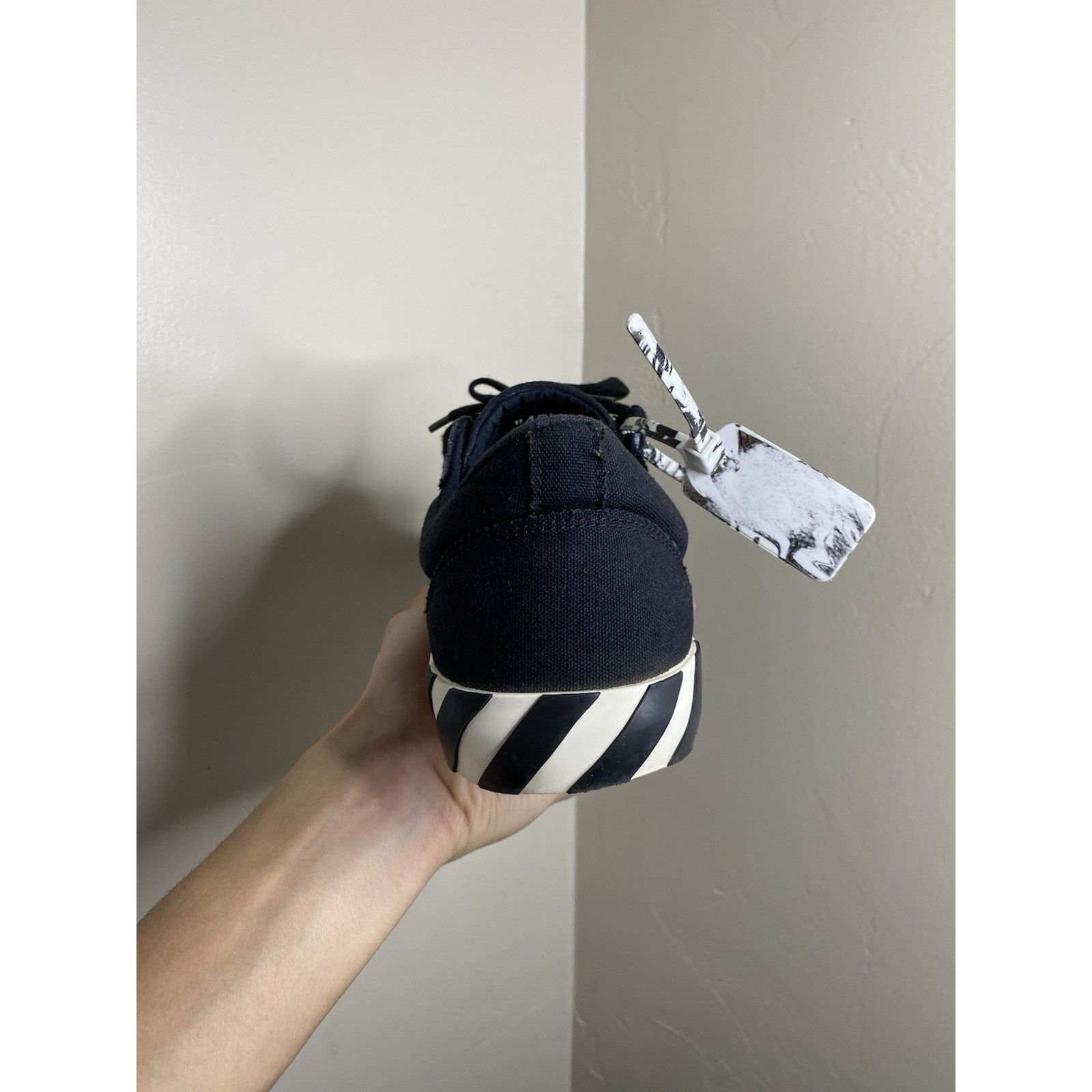 Off-White OFF-WHITE Vulc Low Canvas “black White” Size 12 US ( 45 EU ) Size US 12 / EU 45 - 10 Thumbnail