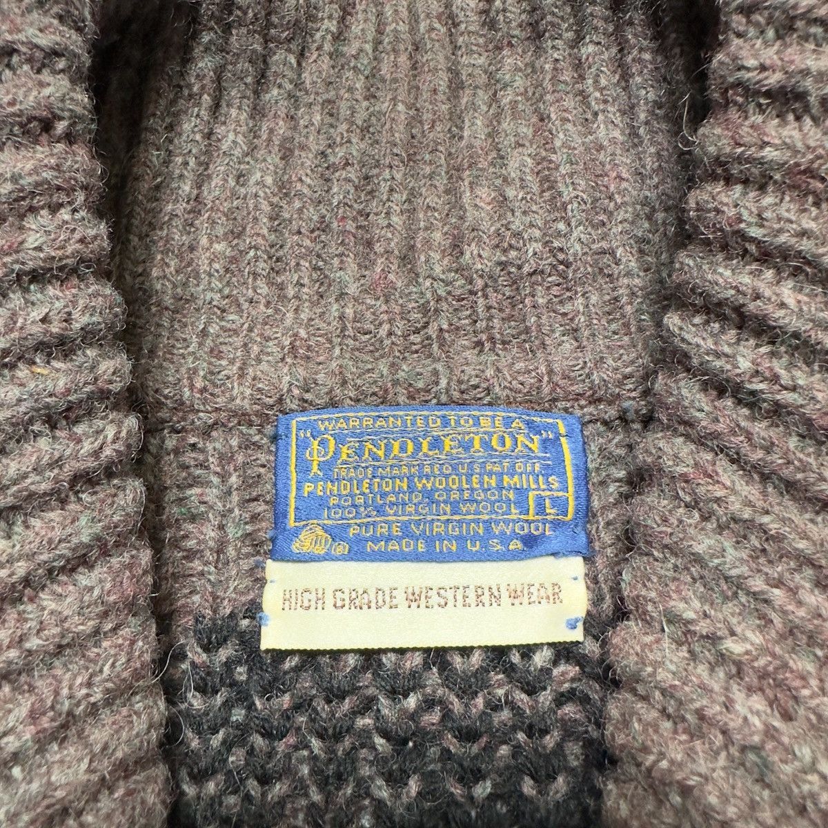Pendleton × Vintage Vintage Pendleton Western Big Lebowski zip up sweater Size US L / EU 52-54 / 3 - 4 Thumbnail