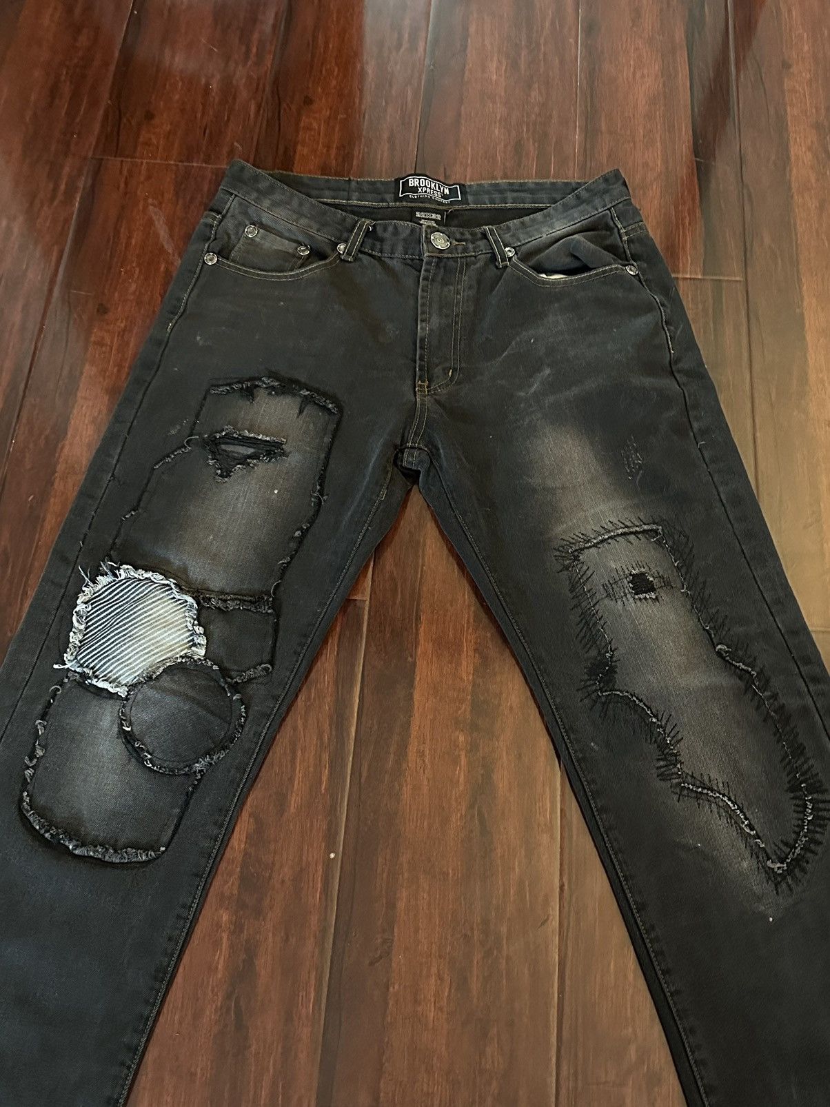 Other Brooklyn Express Patch Jeans Size US 32 / EU 48 - 2 Thumbnail