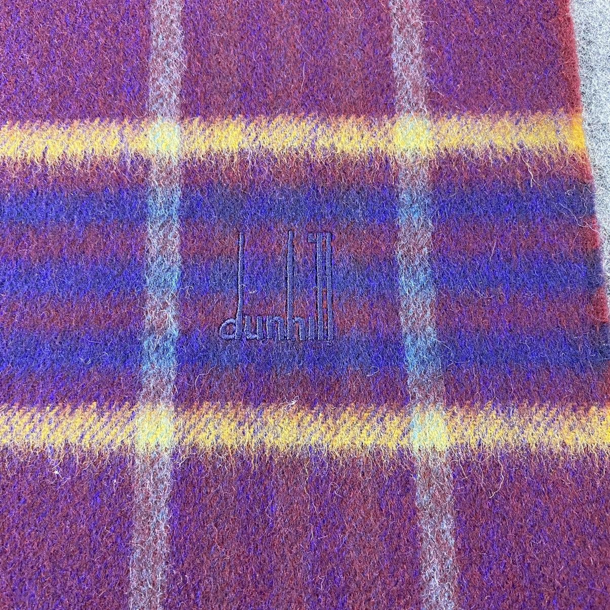 Alfred Dunhill Dunhill Pure Cashmere Muffler / Scarf / neckwear-T1235 Size ONE SIZE - 5 Thumbnail
