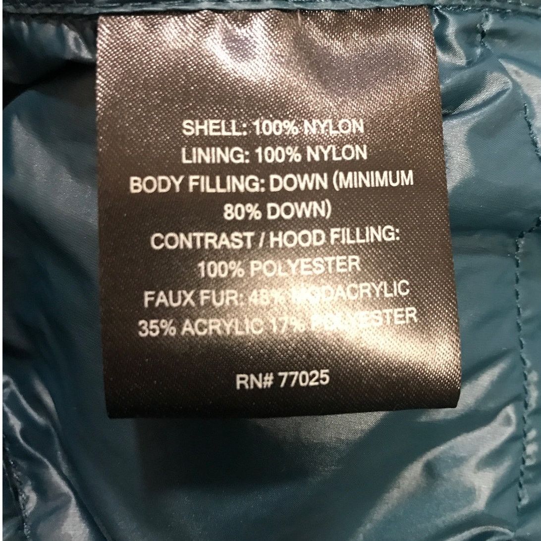 Other Curations Caravan Navy Blue Down Puffer Jacket Women 2X Size XXL / US 16-18 / IT 52-54 - 5 Thumbnail
