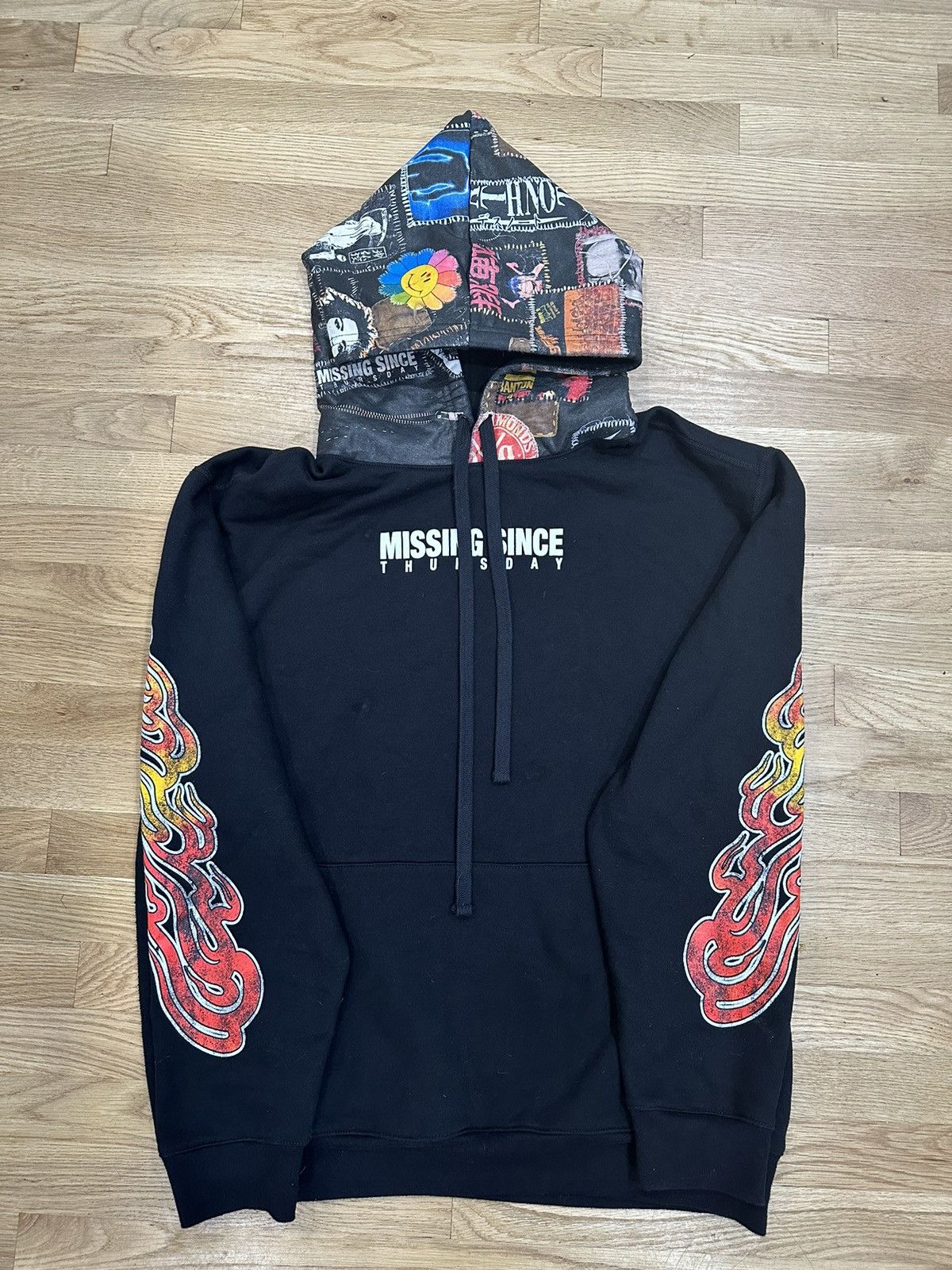 Missing Since Thursday Missing Since Thursday Patch Hoodie | Grailed