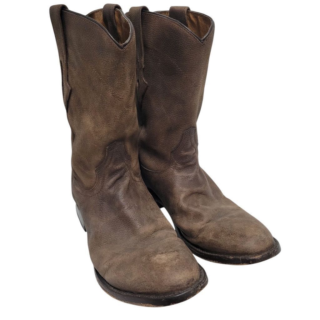 Other Resistol Handcrafted Genuine Leather Brown Boots M0016 9.5B Size US 9.5 / EU 42-43 - 3 Thumbnail