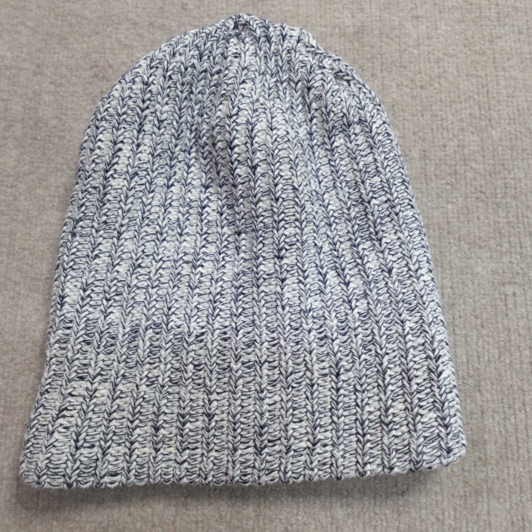 Vintage LOVE YOUR MELON Womens Hat Beanie Gray Knit USA Made Geometric Cotton One Size Size ONE SIZE - 4 Thumbnail