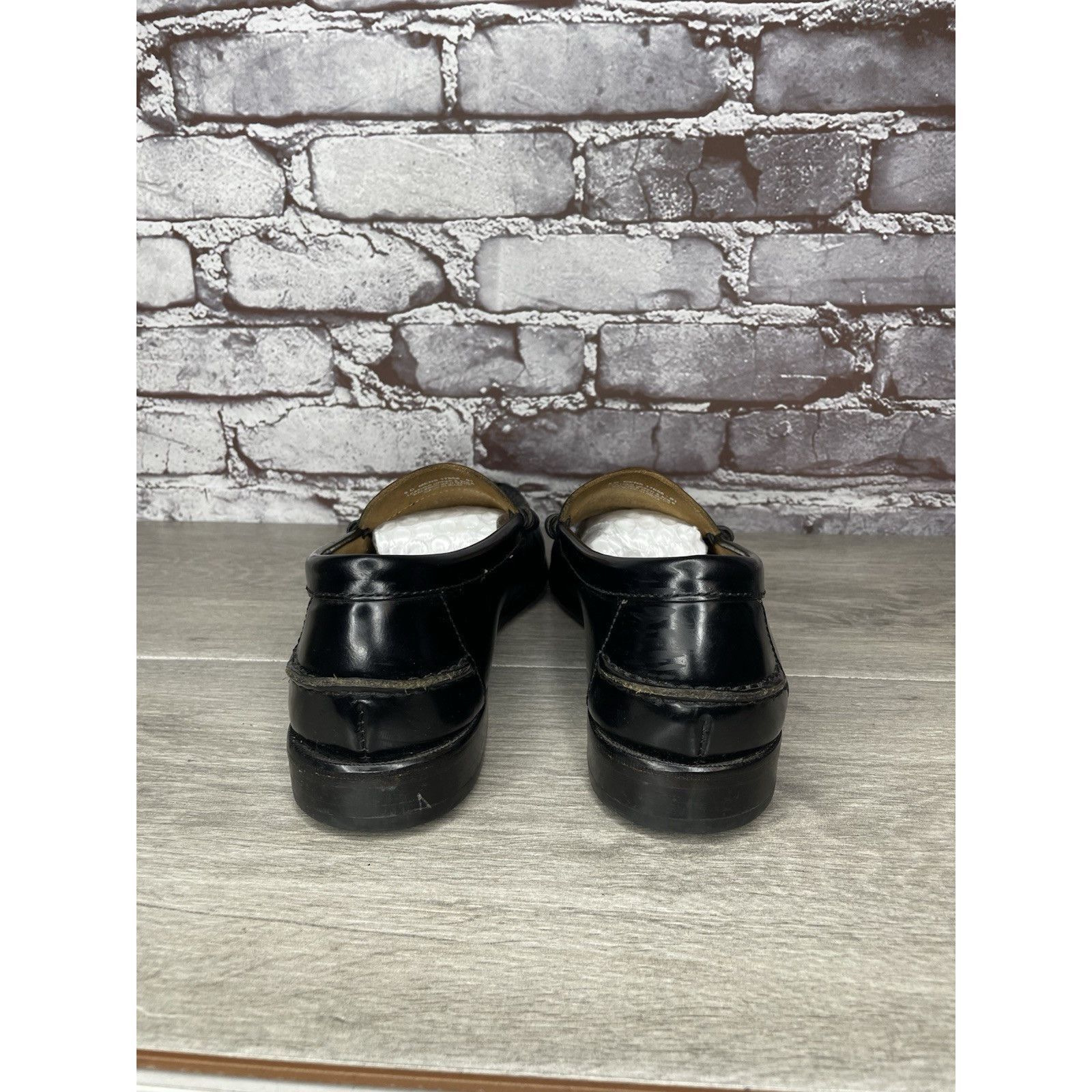 Florsheim Florsheim 1892 Black Leather Slip On Penny Loafers Dress Sho Size US 9 / EU 42 - 4 Thumbnail