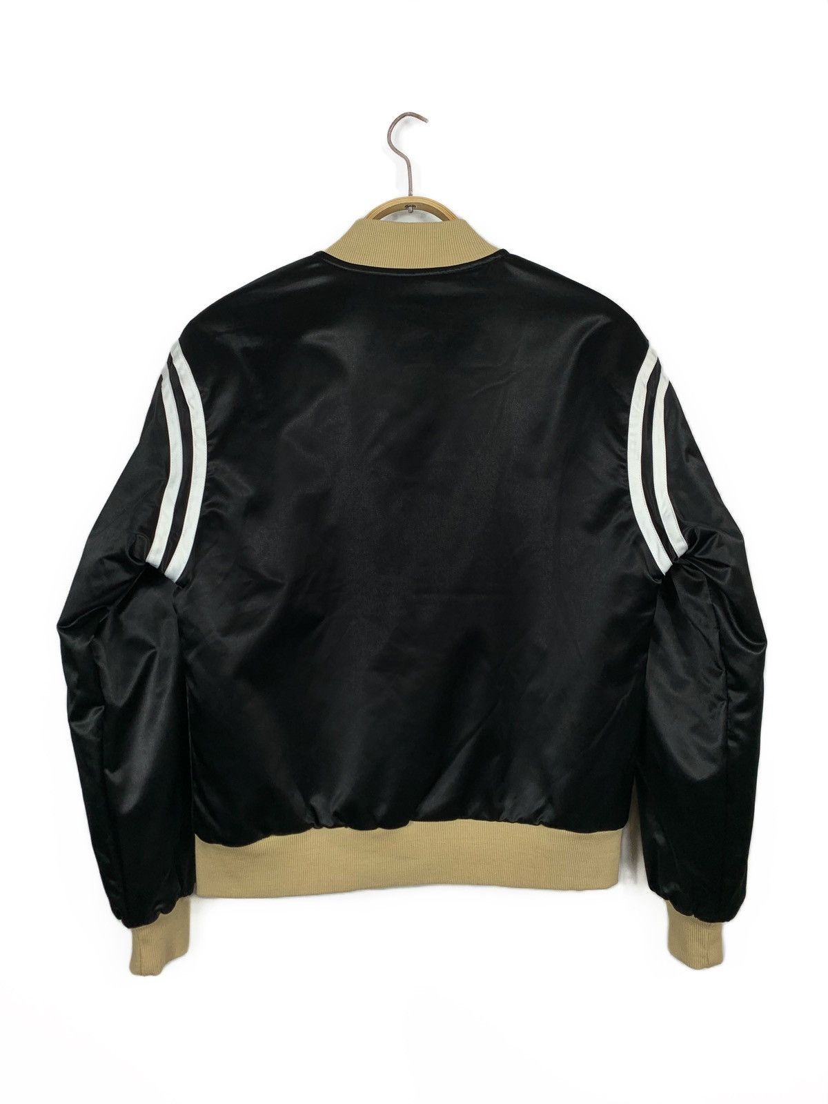 Ojardorf OJARDORF Black Satin Bomber Jacket Men's Small Varsity Style Size US S / EU 44-46 / 1 - 2 Thumbnail