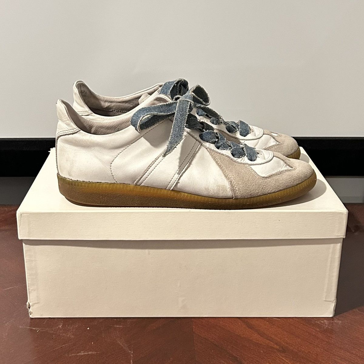 Maison Margiela Margiela SS07 Denim Lace GATs | Grailed