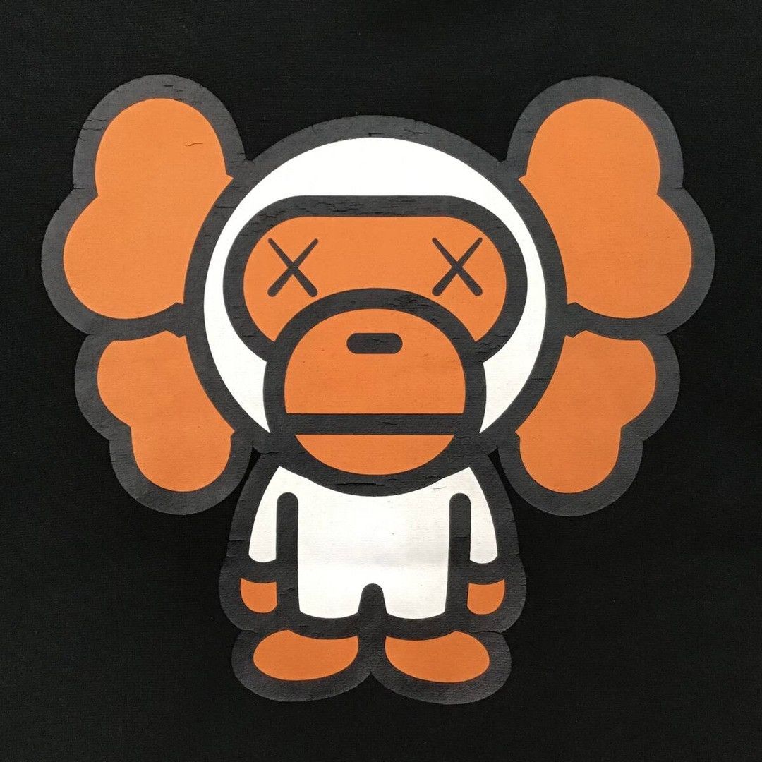 Bape × Kaws BAPE × KAWS MILO pullover hoodie a bathing ape NIGO Size US XS / EU 42 / 0 - 2 Thumbnail