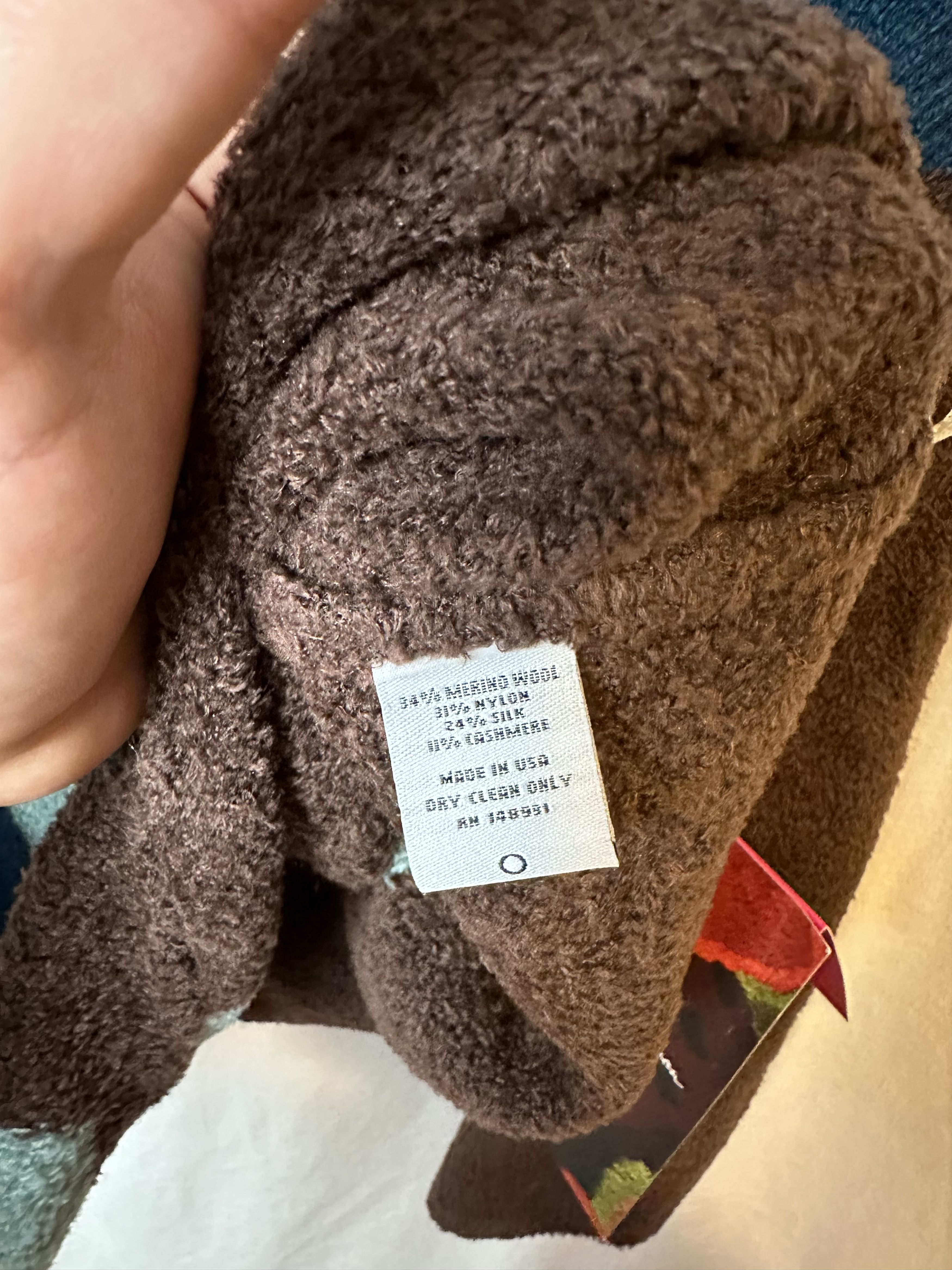 The Elder Statesman x Ollio Intarsia-Knit Bouclé Sweater Size US L / EU 52-54 / 3 - 10 Thumbnail