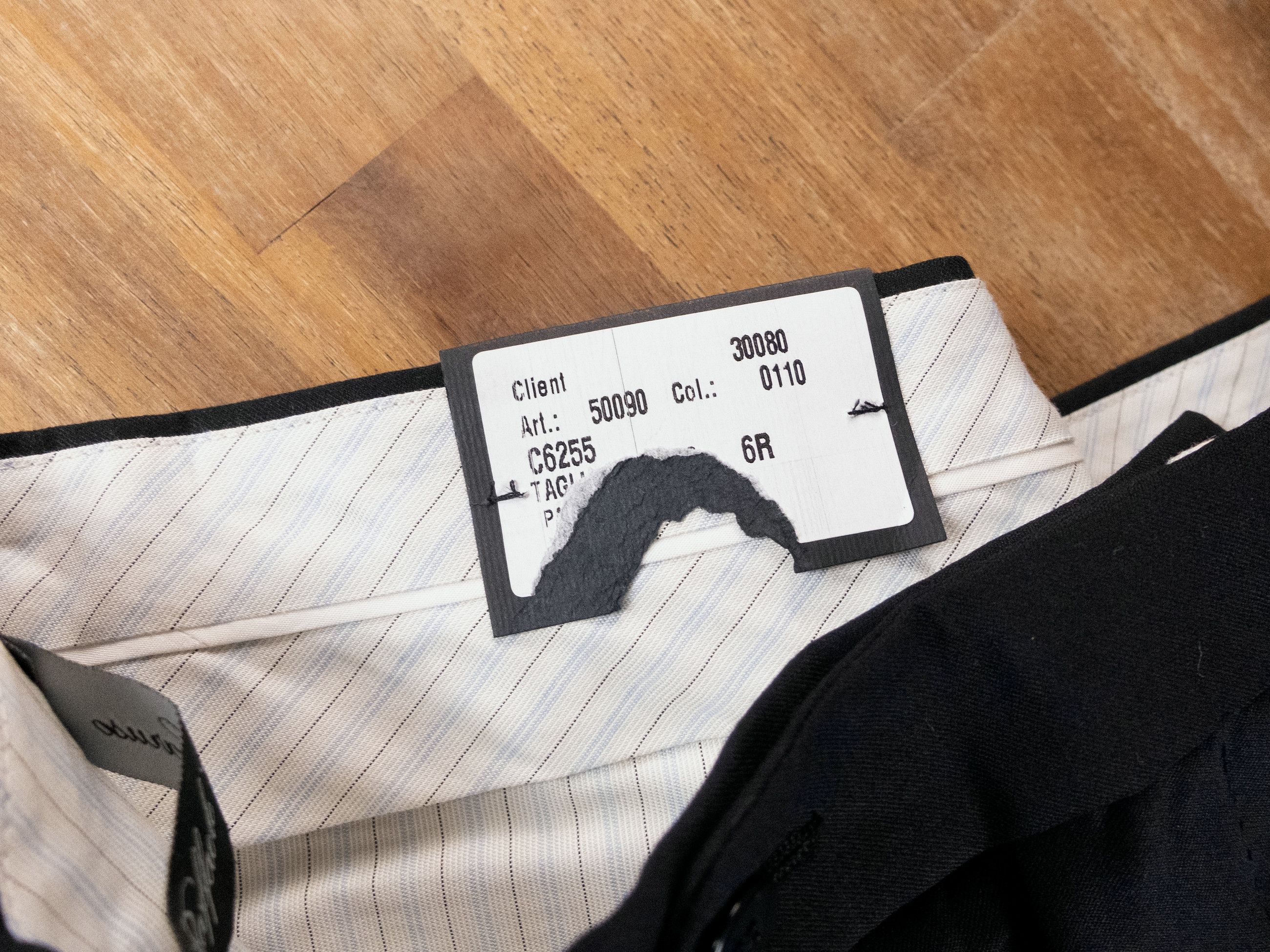 Caruso CARUSO navy blue wool dress pants trousers 32 / 48 Size US 32 / EU 48 - 3 Thumbnail