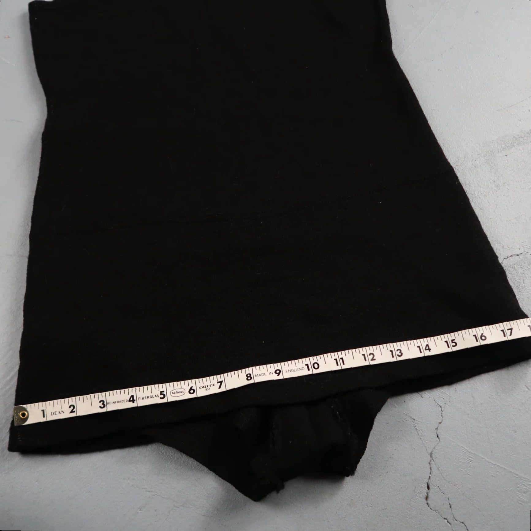 Vintage VINTAGE 1920s Women's Wool Bathing Suit Swimsuit Art Deco Black Medium Nineteen Twenties Size M / US 6-8 / IT 42-44 - 5 Thumbnail