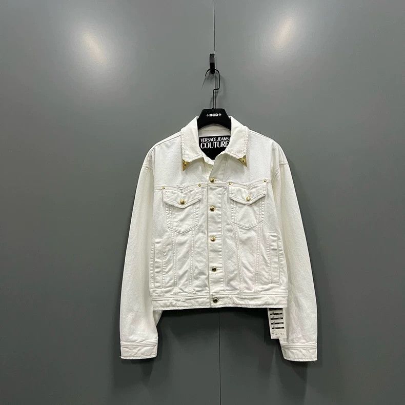 Versace Versace Black and white color-blocked Medusa crewneck card Size S / US 4 / IT 40 - 1 Thumbnail