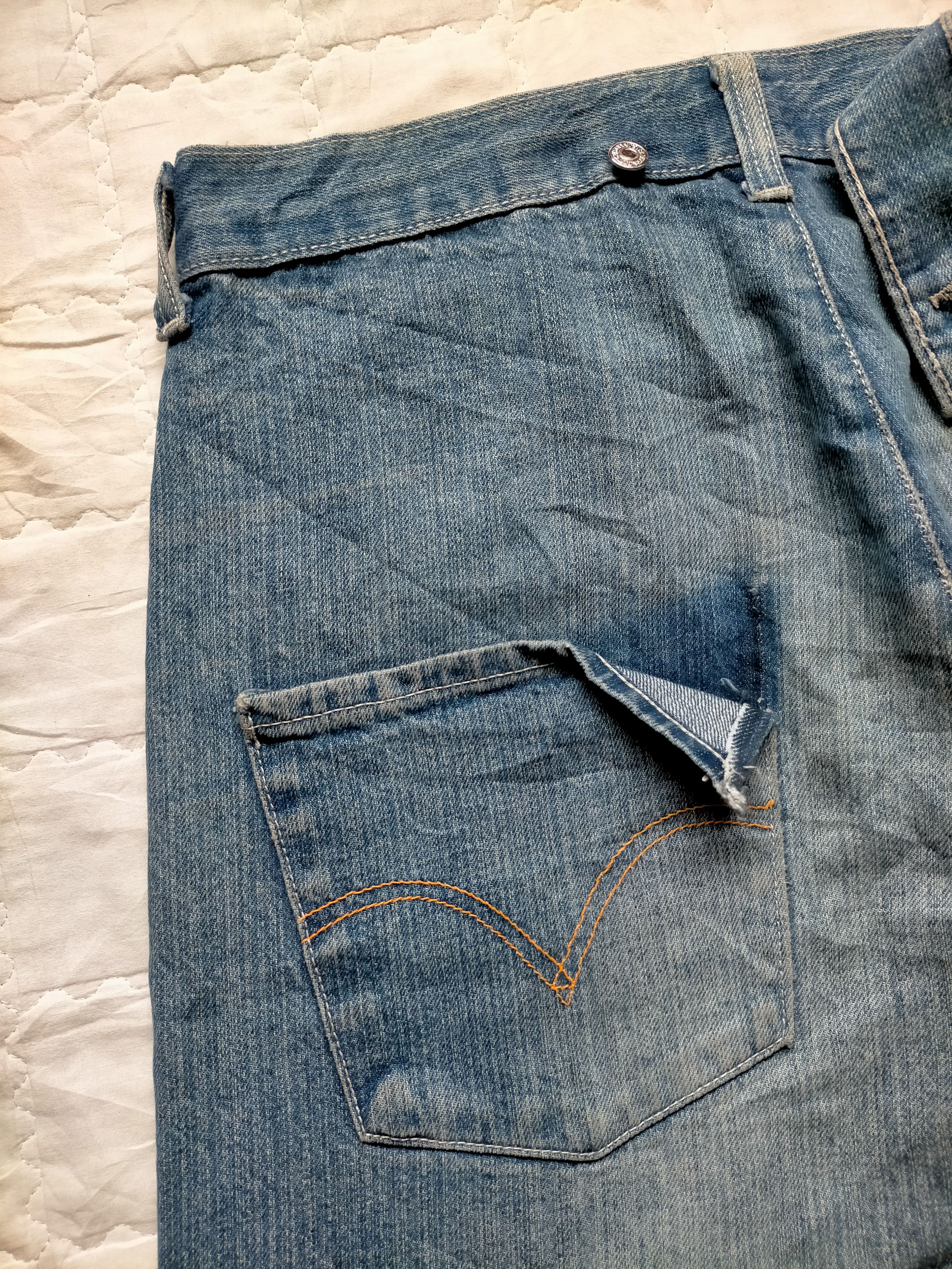 Levi's Vintage Clothing Vintage 90s Levis Engineering Denim pants Size US 33 - 10 Thumbnail