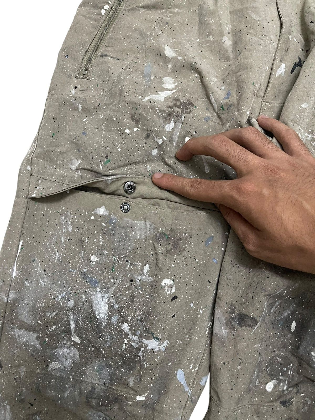 Carhartt Fieldcore Paint Splatter Tactical Work Pants Size US 32 / EU 48 - 6 Thumbnail