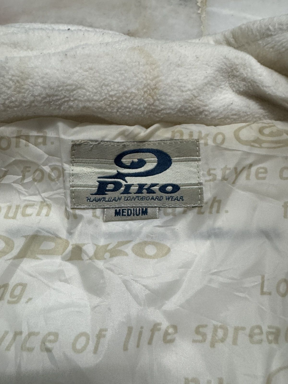 Japanese Brand VINTAGE 90's PIKO SHERPA HAWAIIAN LONGBOARD WEAR INSANE Size US M / EU 48-50 / 2 - 11 Thumbnail