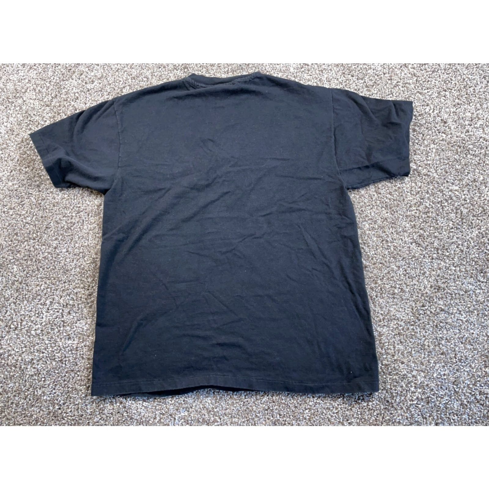 Hanes VTG Hanes Chicago Skyline Embroidered T-Shirt Large Black Single Stitch Size US L / EU 52-54 / 3 - 3 Thumbnail