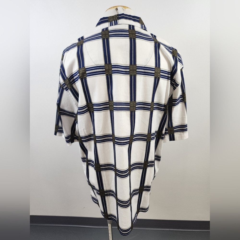 Other NWT Trust Blue and White 55% Linen Checkered Shirt, s Size US XL / EU 56 / 4 - 3 Thumbnail